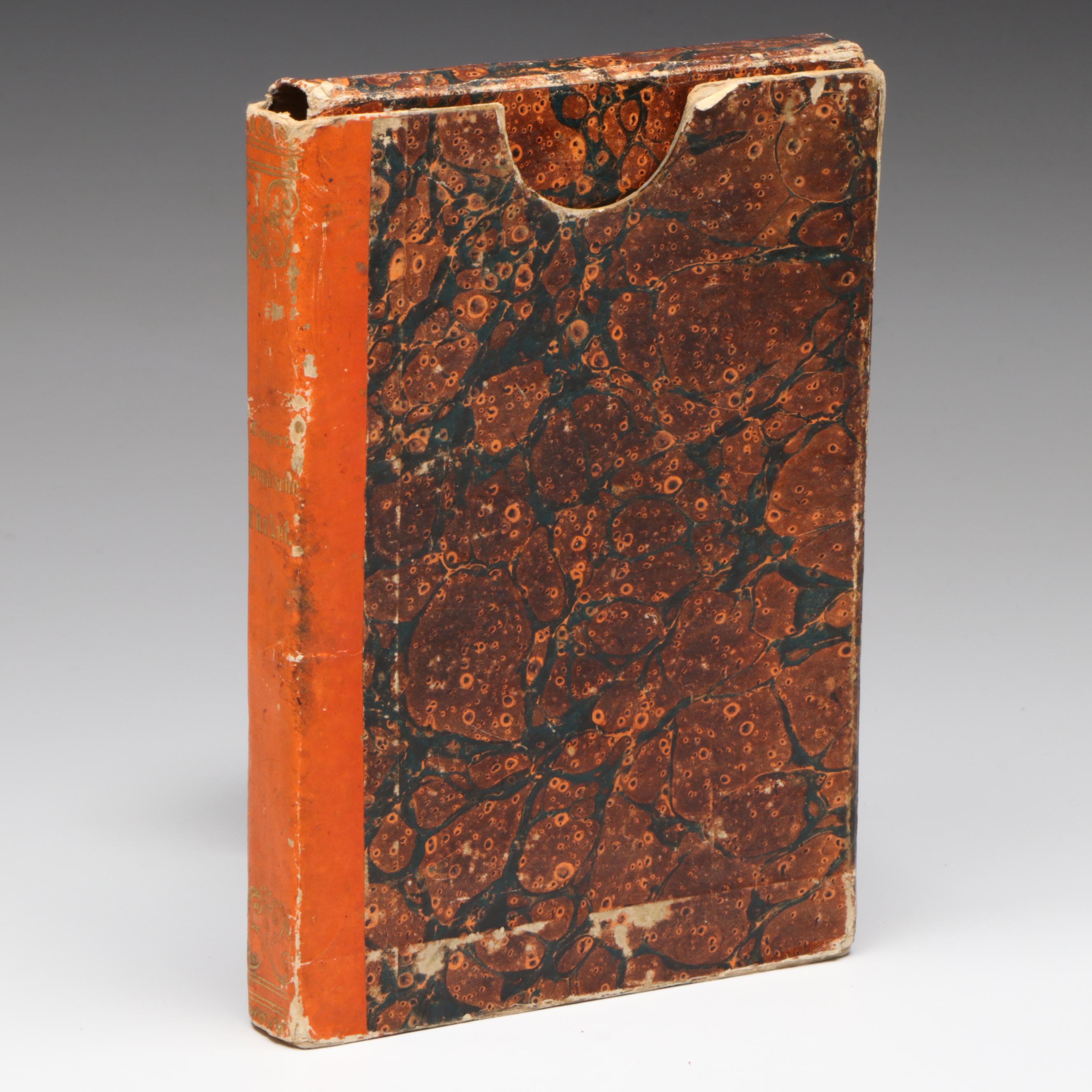 Italian Lithograph Map "Pianta Della Citta di Smirne" by Storari, c. 1854–56