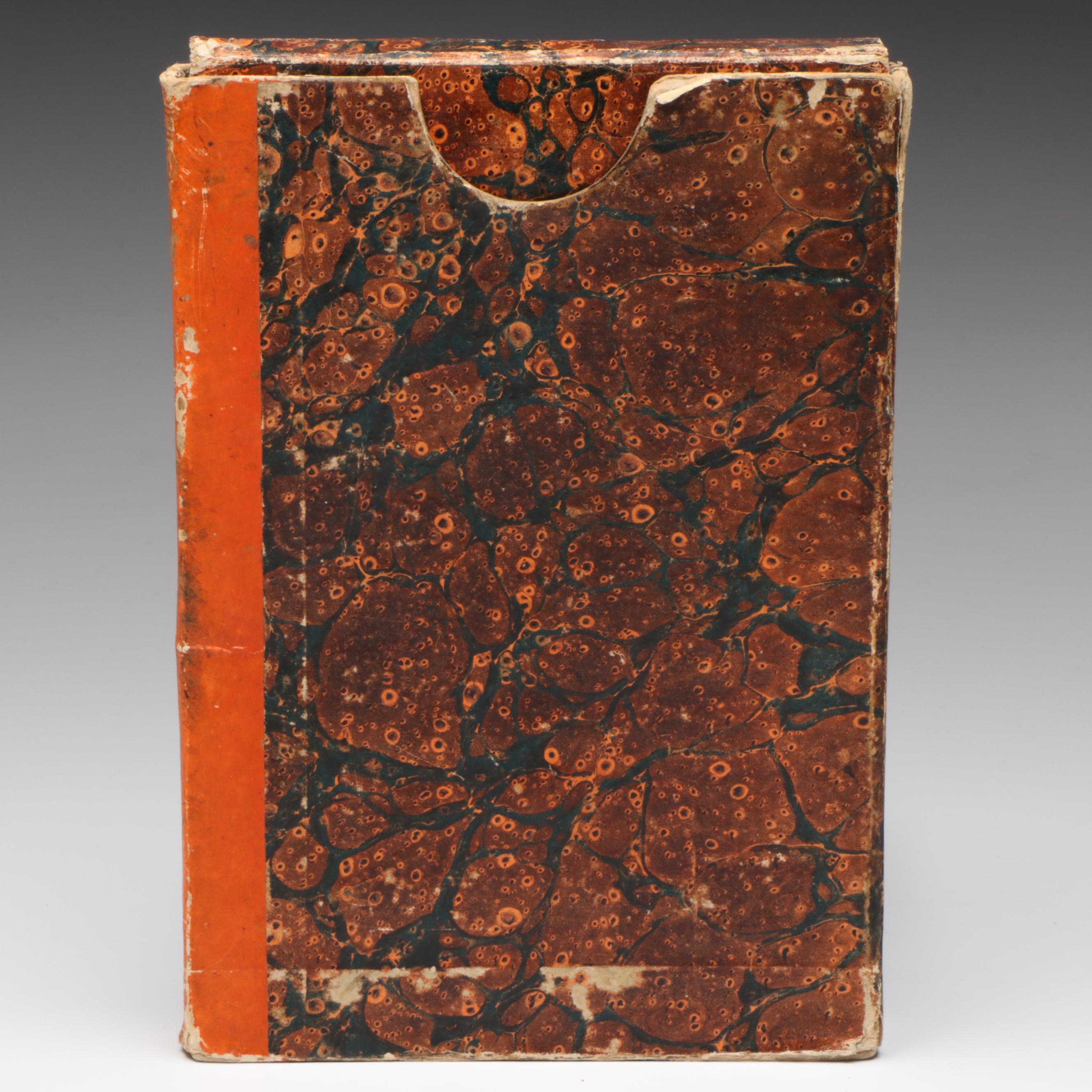 Italian Lithograph Map "Pianta Della Citta di Smirne" by Storari, c. 1854–56