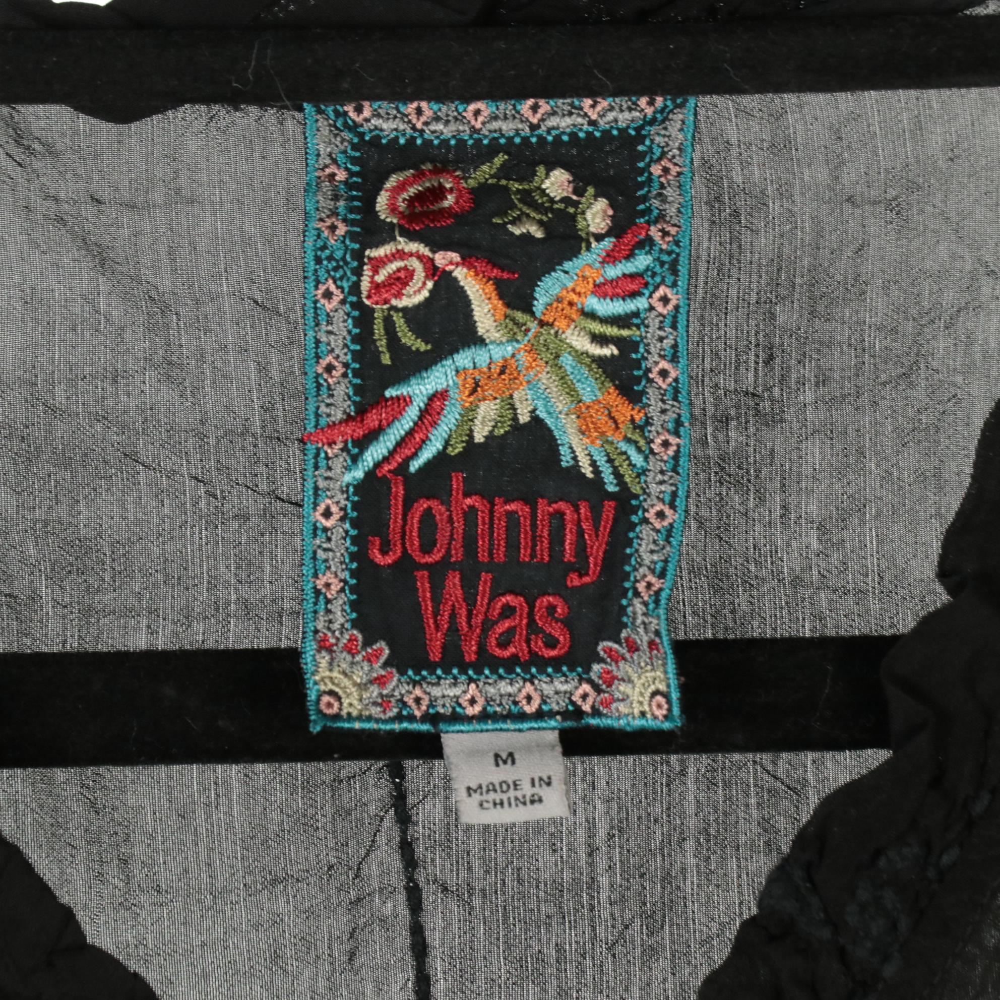 Johnny Was Embroidered Tops