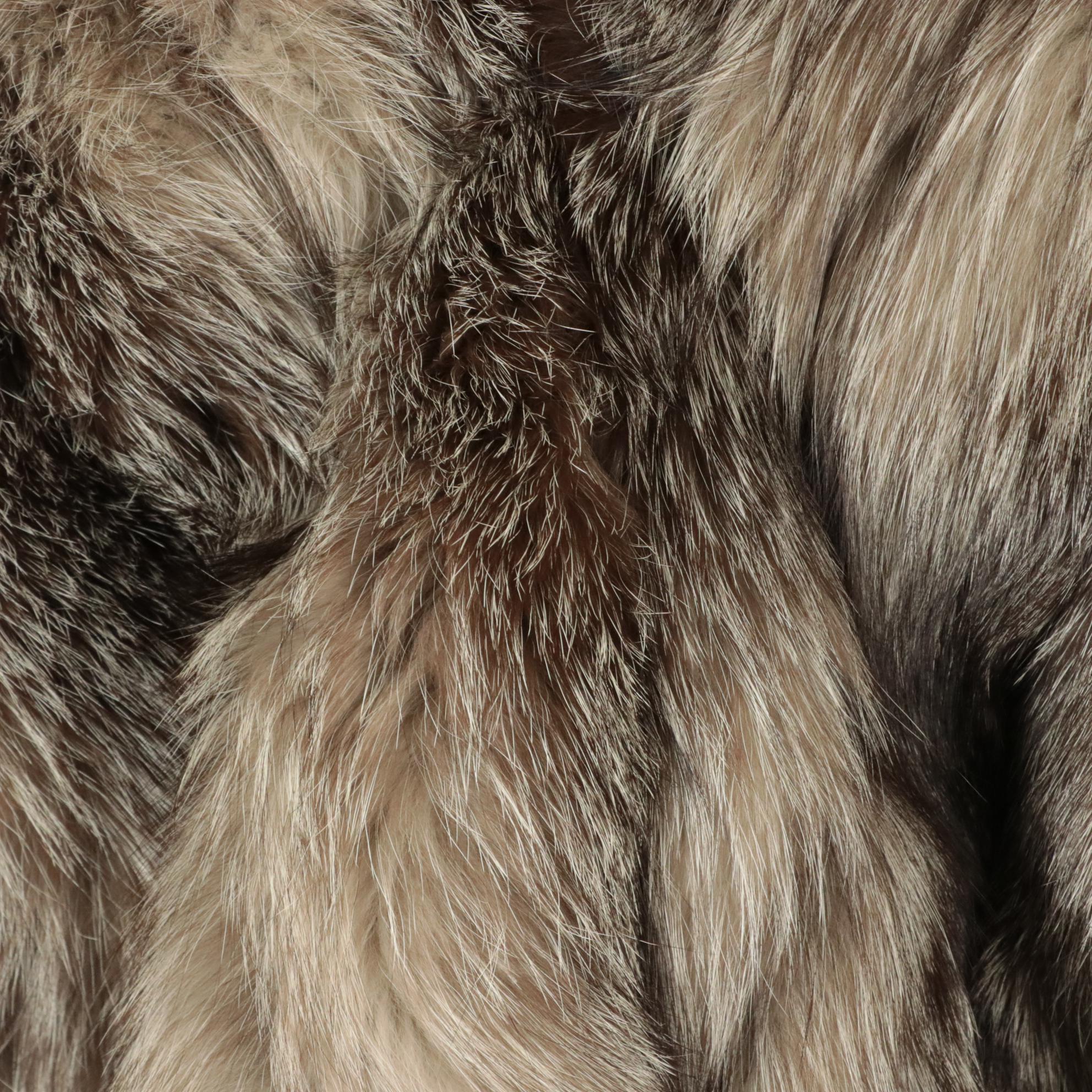 Neiman-Marcus Fox Fur Shoulder Wrap Stole