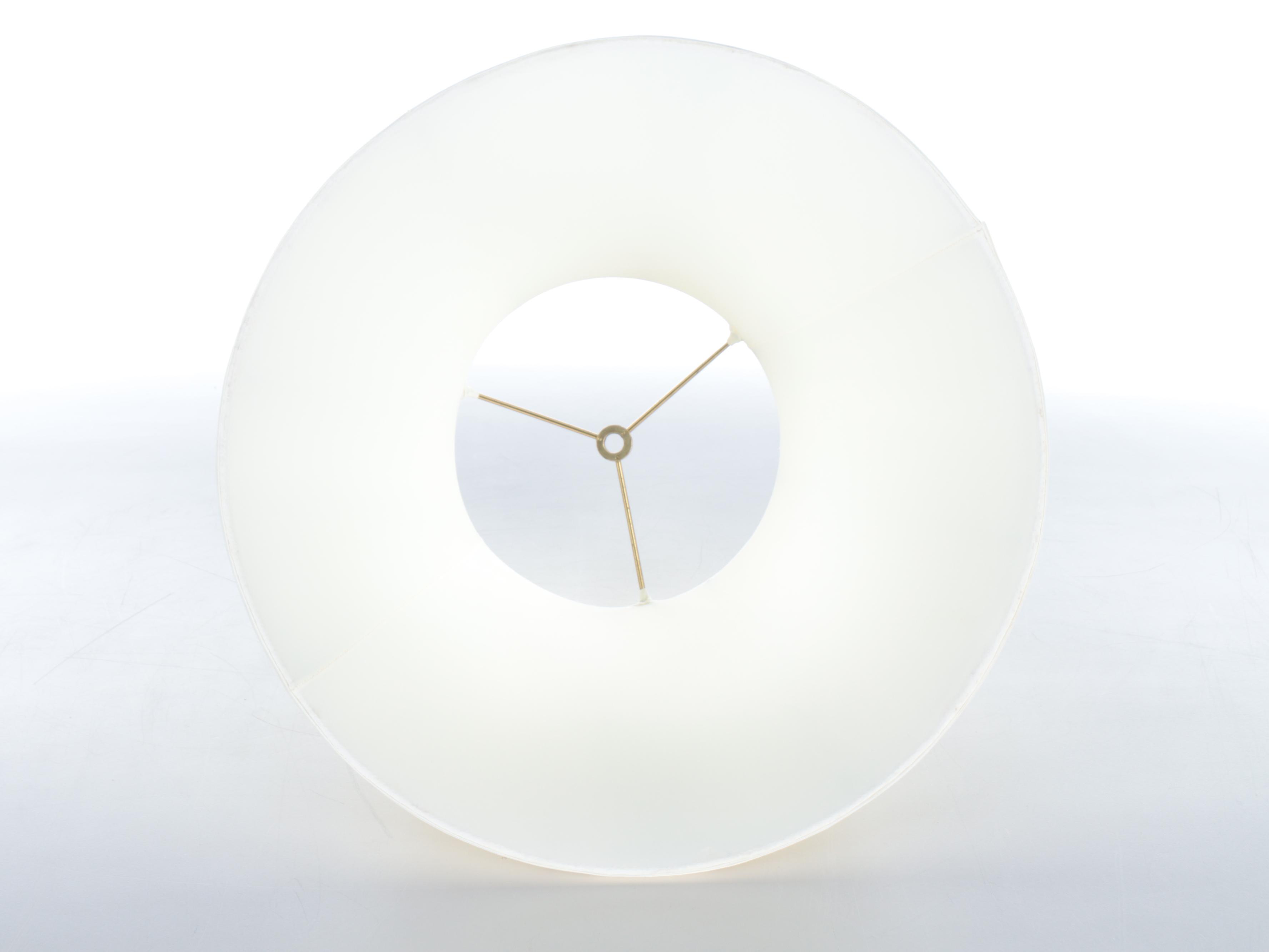 Chinese Hand-Painted Red & White Porcelain Ginger Jar Lamp with Pleated Shade