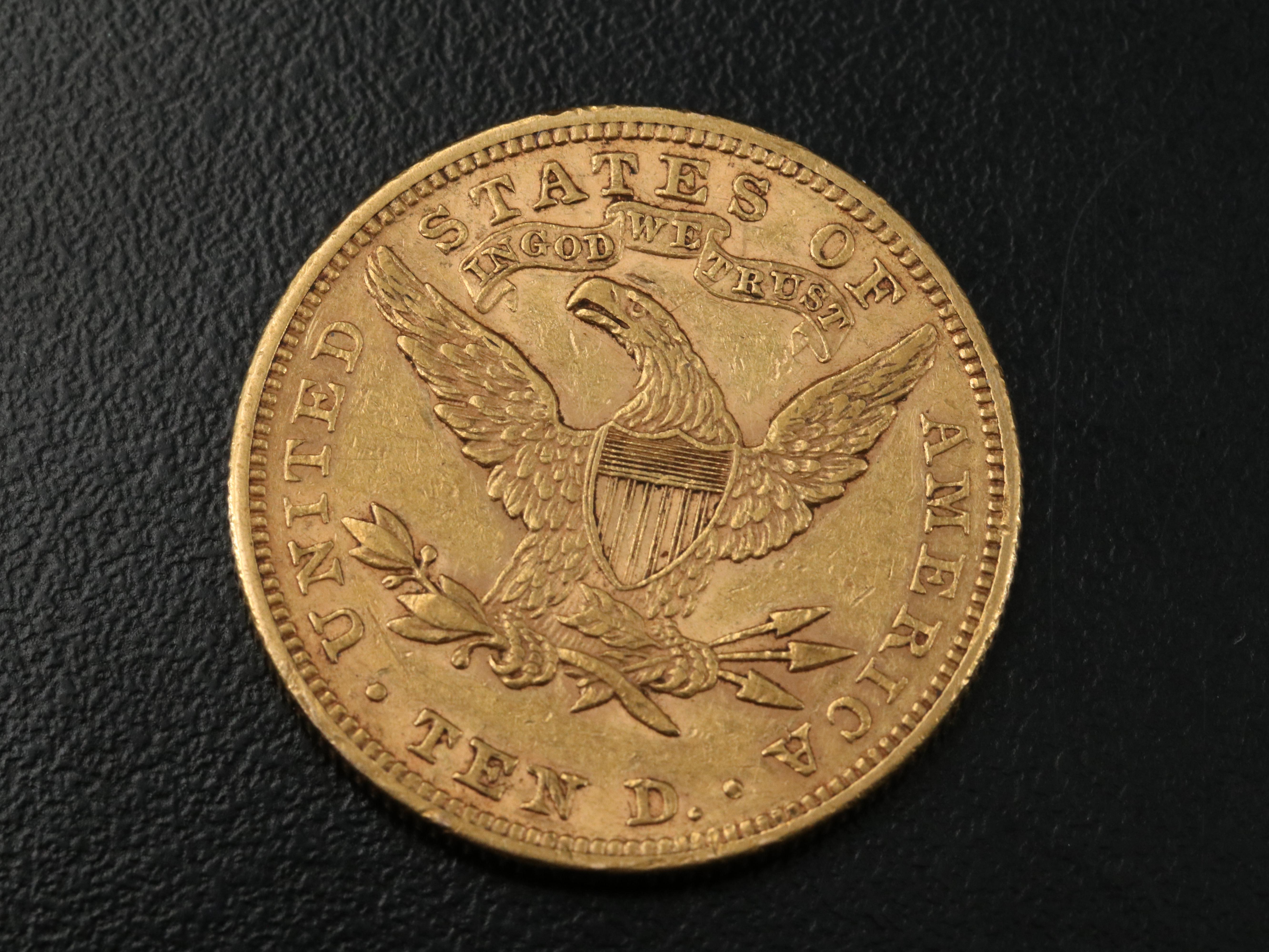 1892 Liberty Head $10 Gold Coin