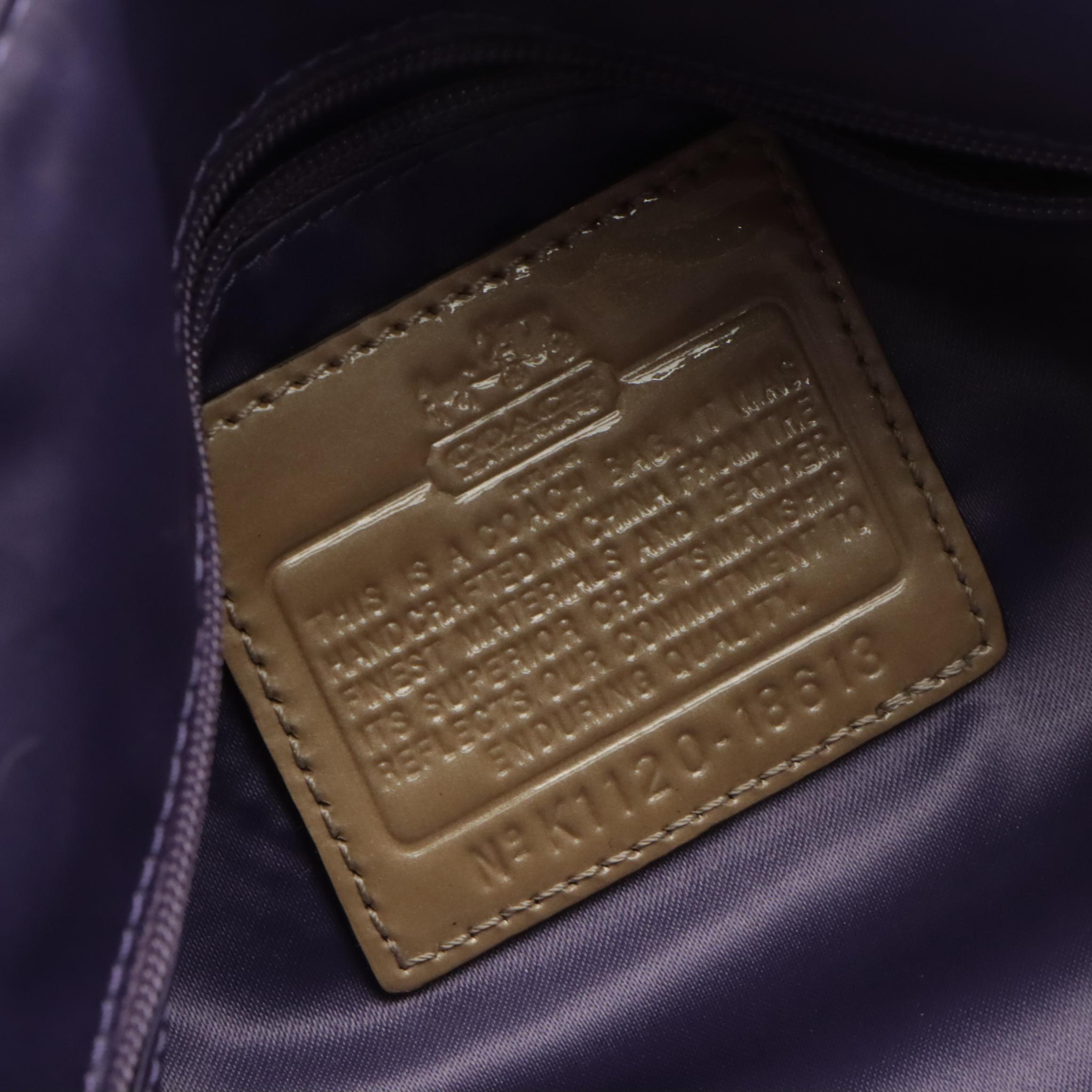 Coach Madison Op Art Handbag in Patent Leather & Soho Front Flap Shoulder Bag