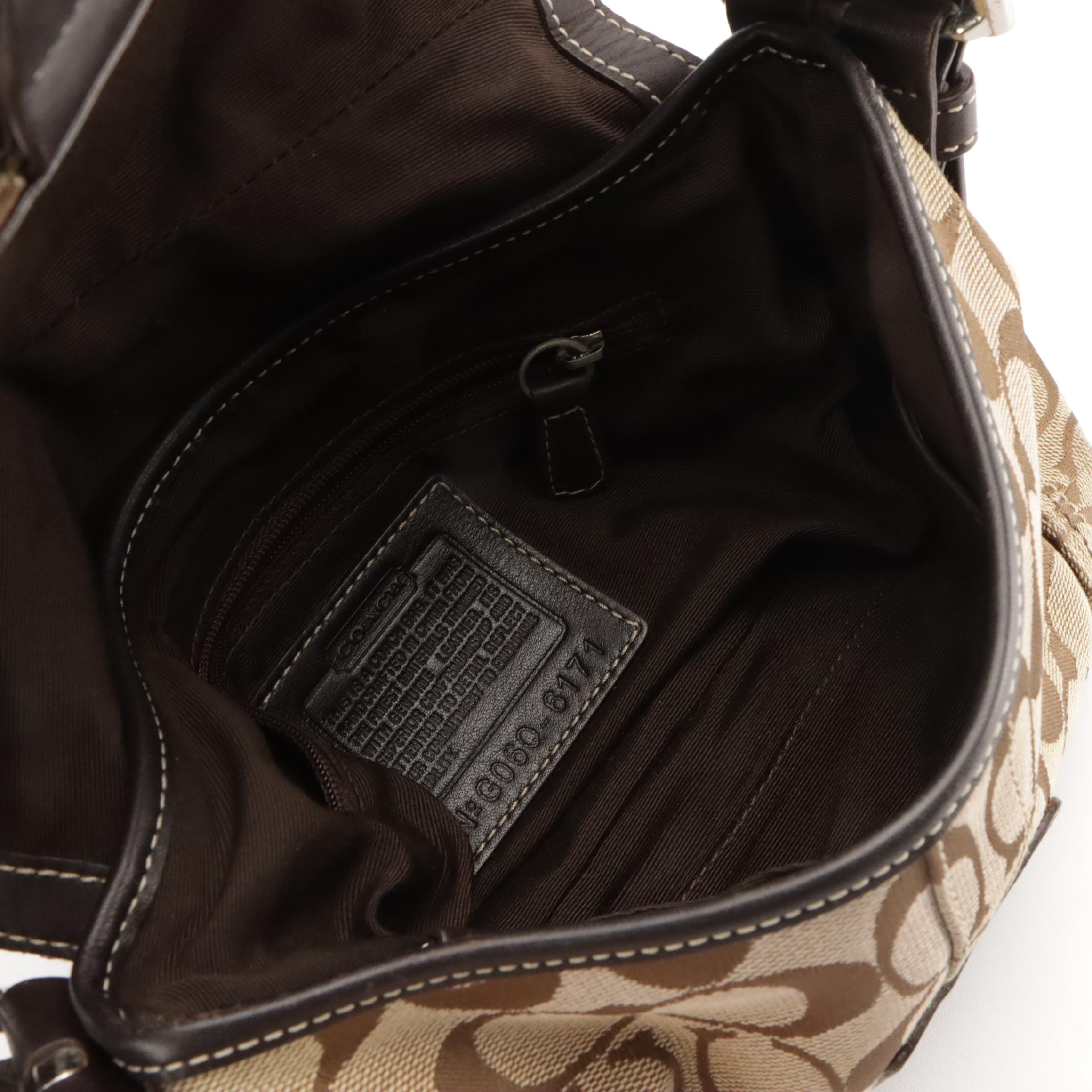 Coach Madison Op Art Handbag in Patent Leather & Soho Front Flap Shoulder Bag