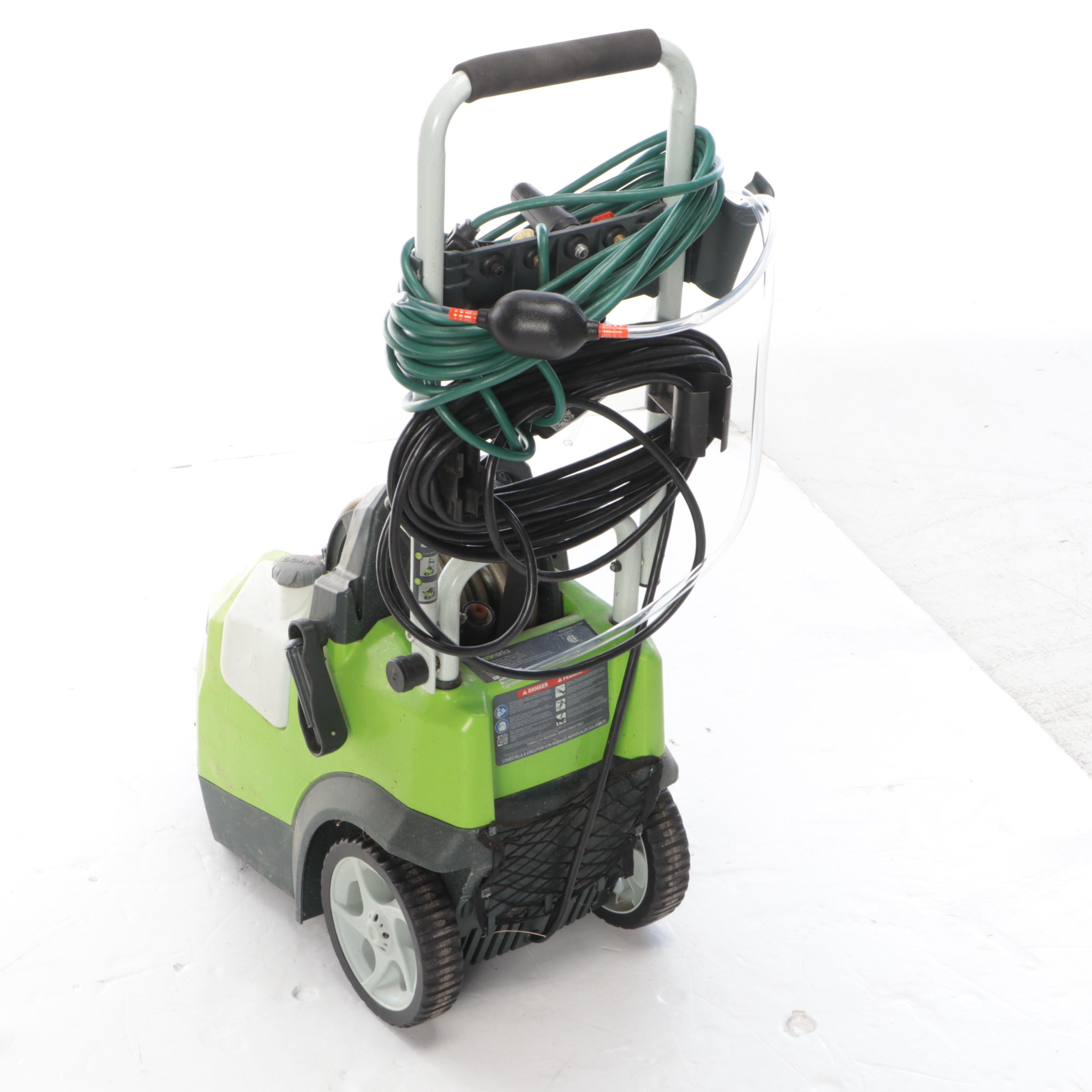 Greenworks 1700 PSI Pressure Washer and Worx Portable Power Cleaner