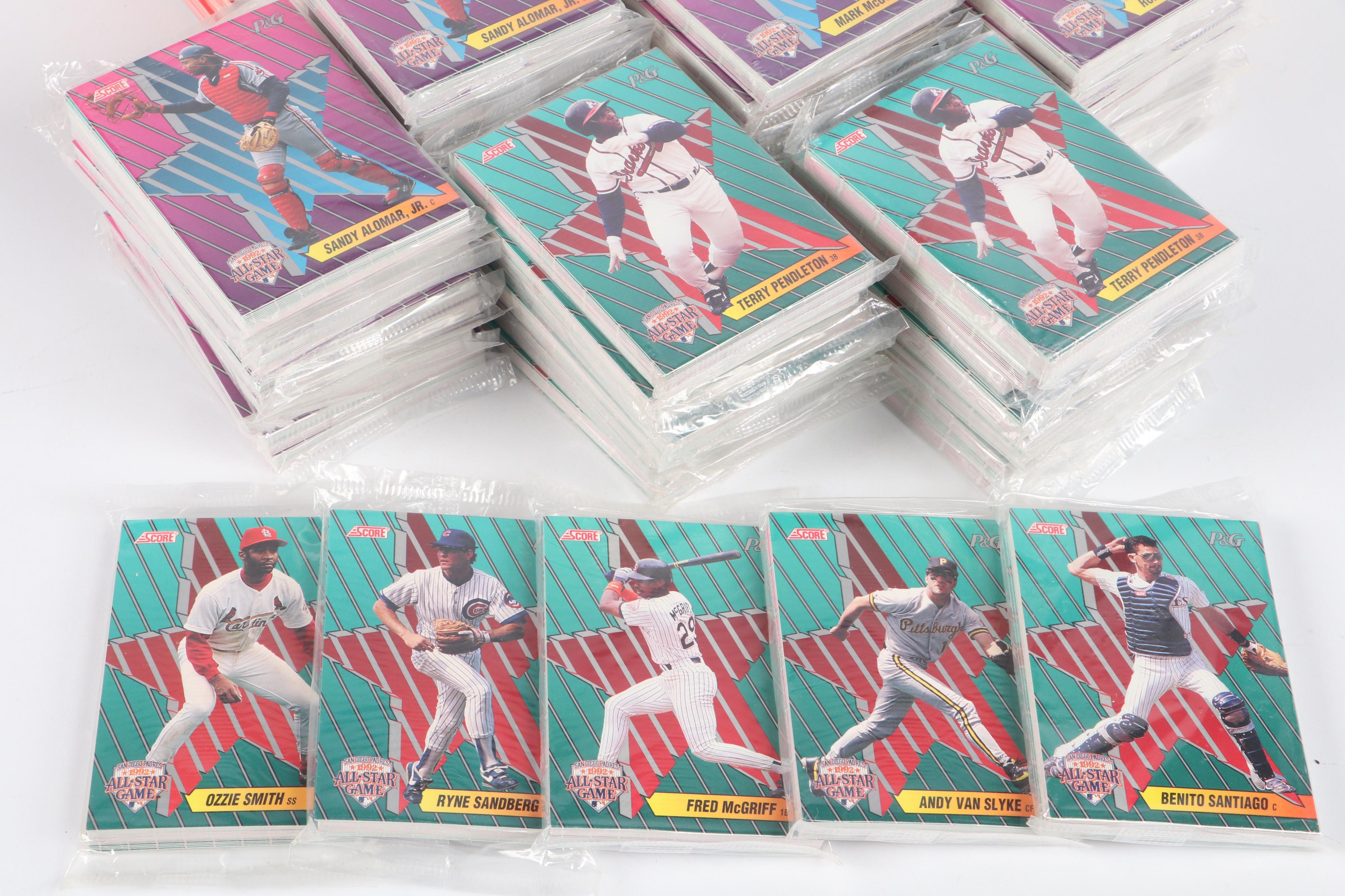 1990 Kahn's Wieners Sealed Cincinnati Reds Baseball Card Packs with More