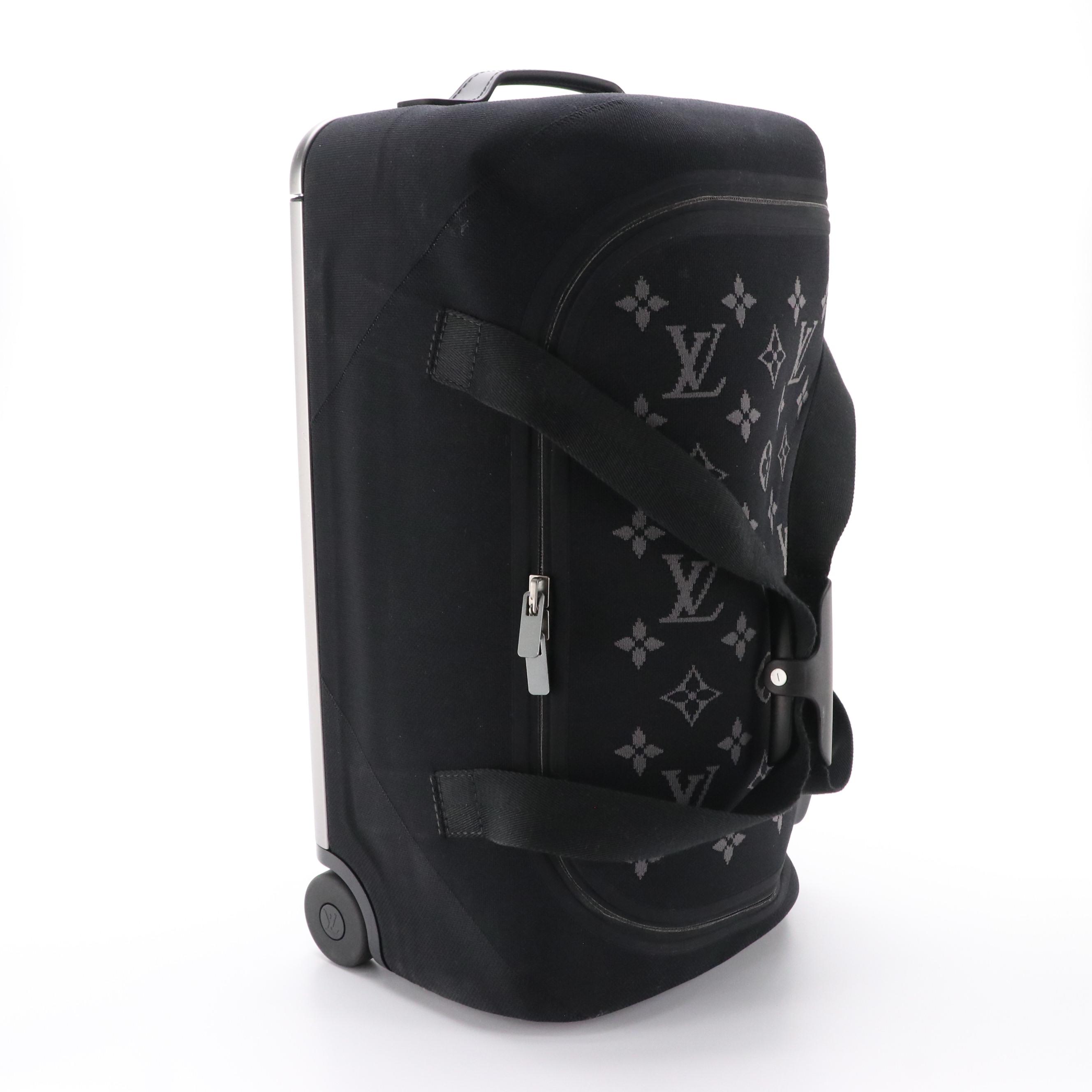 Louis Vuitton Horizon Soft Duffle 55 in Knit Monogram Eclipse