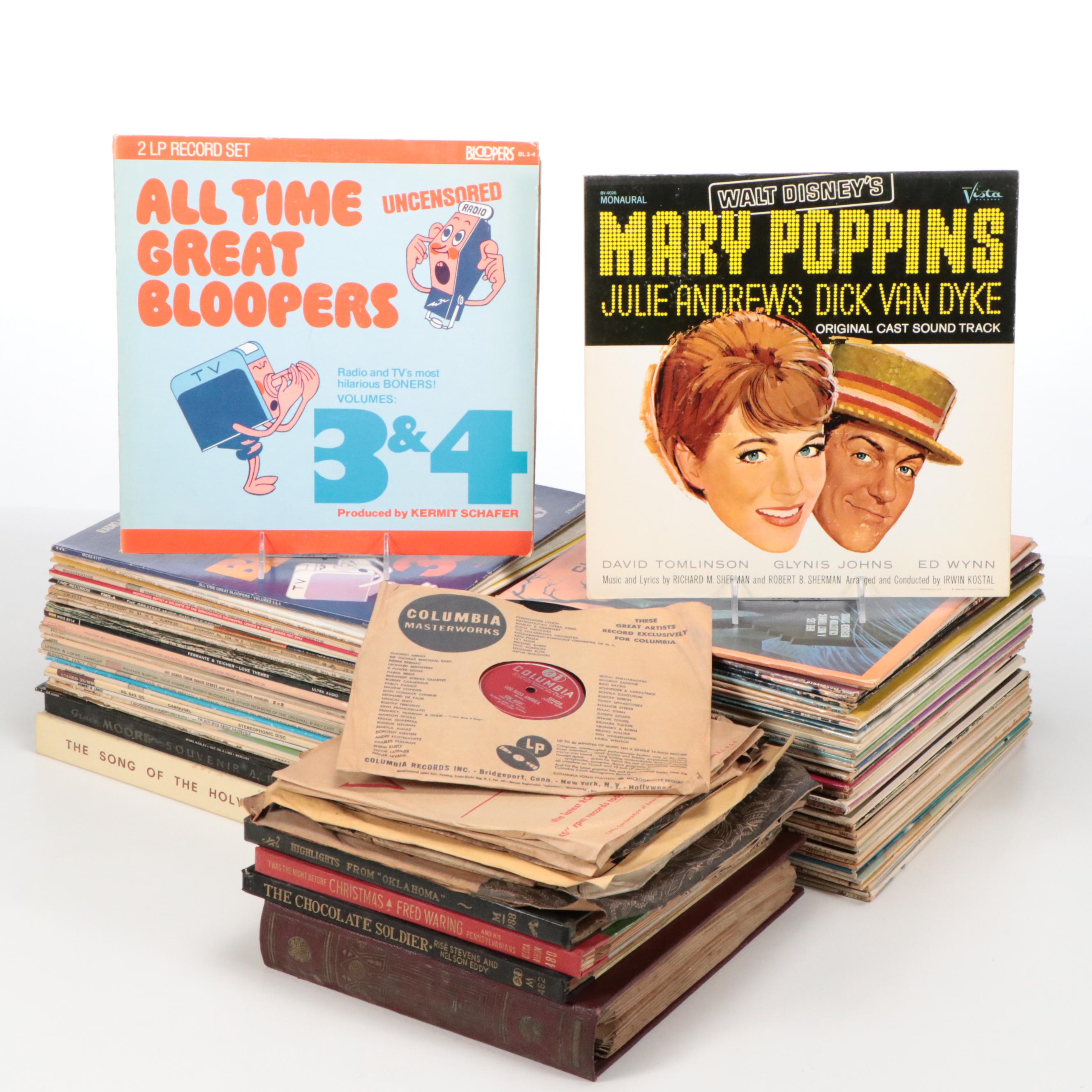 Barbra Streisand, Judy Garland, Julie Andrews, and More Vinyl Record Albums