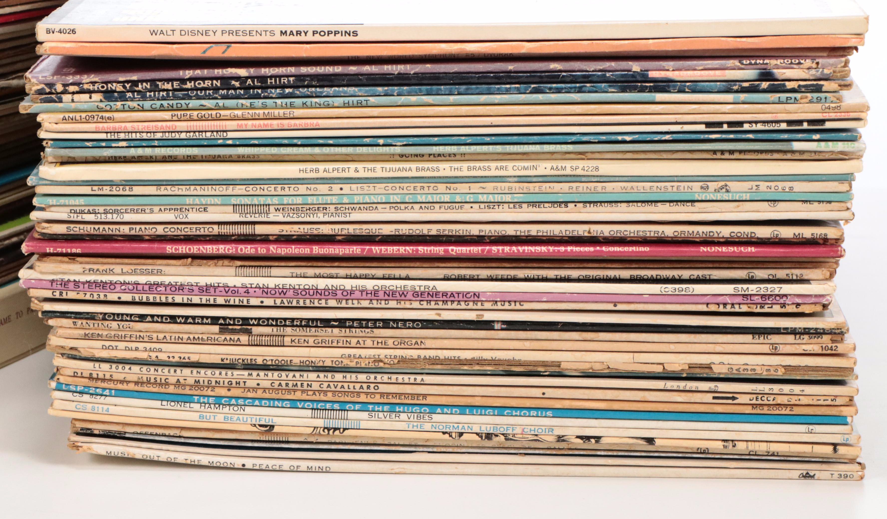 Barbra Streisand, Judy Garland, Julie Andrews, and More Vinyl Record Albums