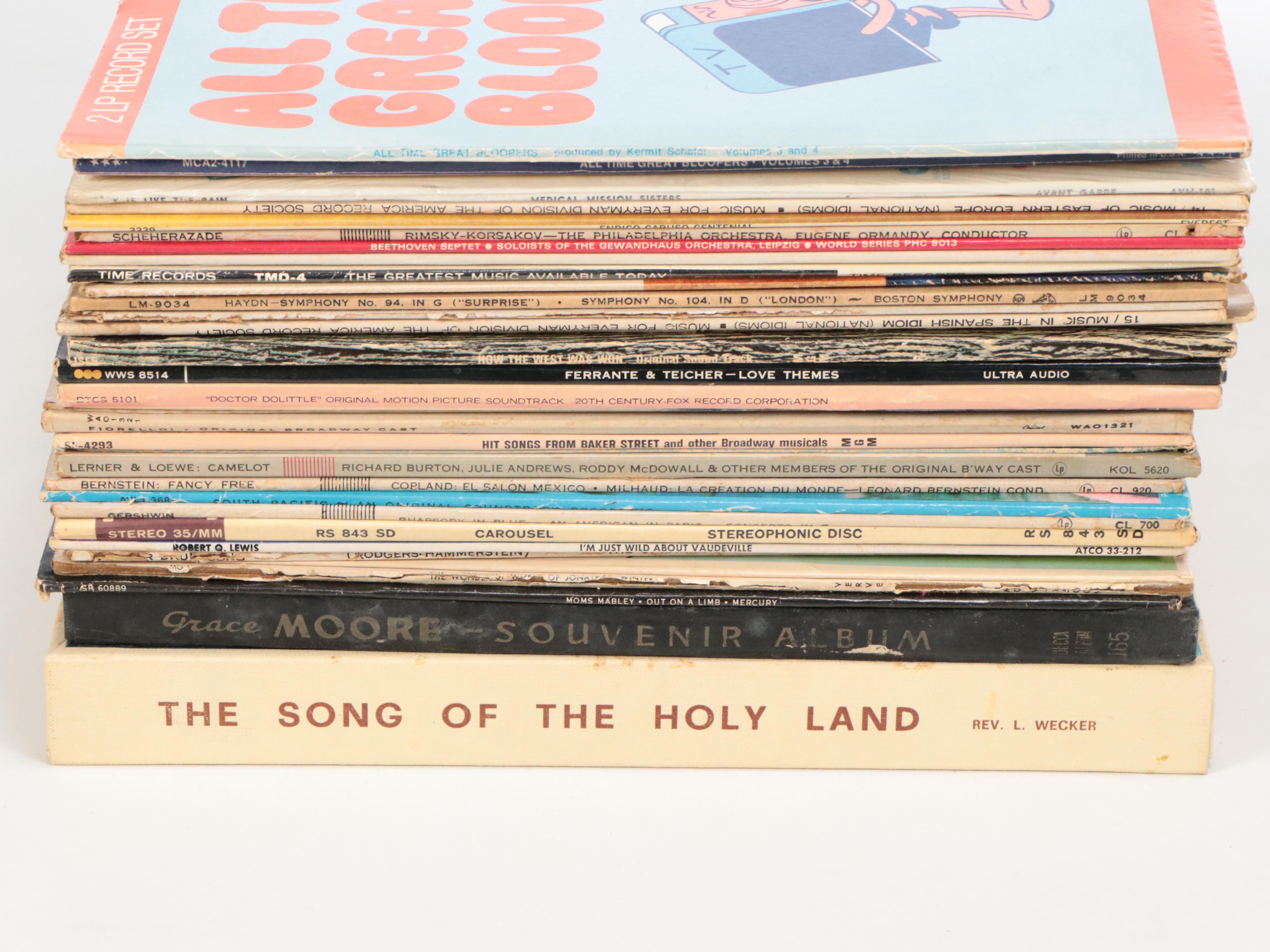 Barbra Streisand, Judy Garland, Julie Andrews, and More Vinyl Record Albums