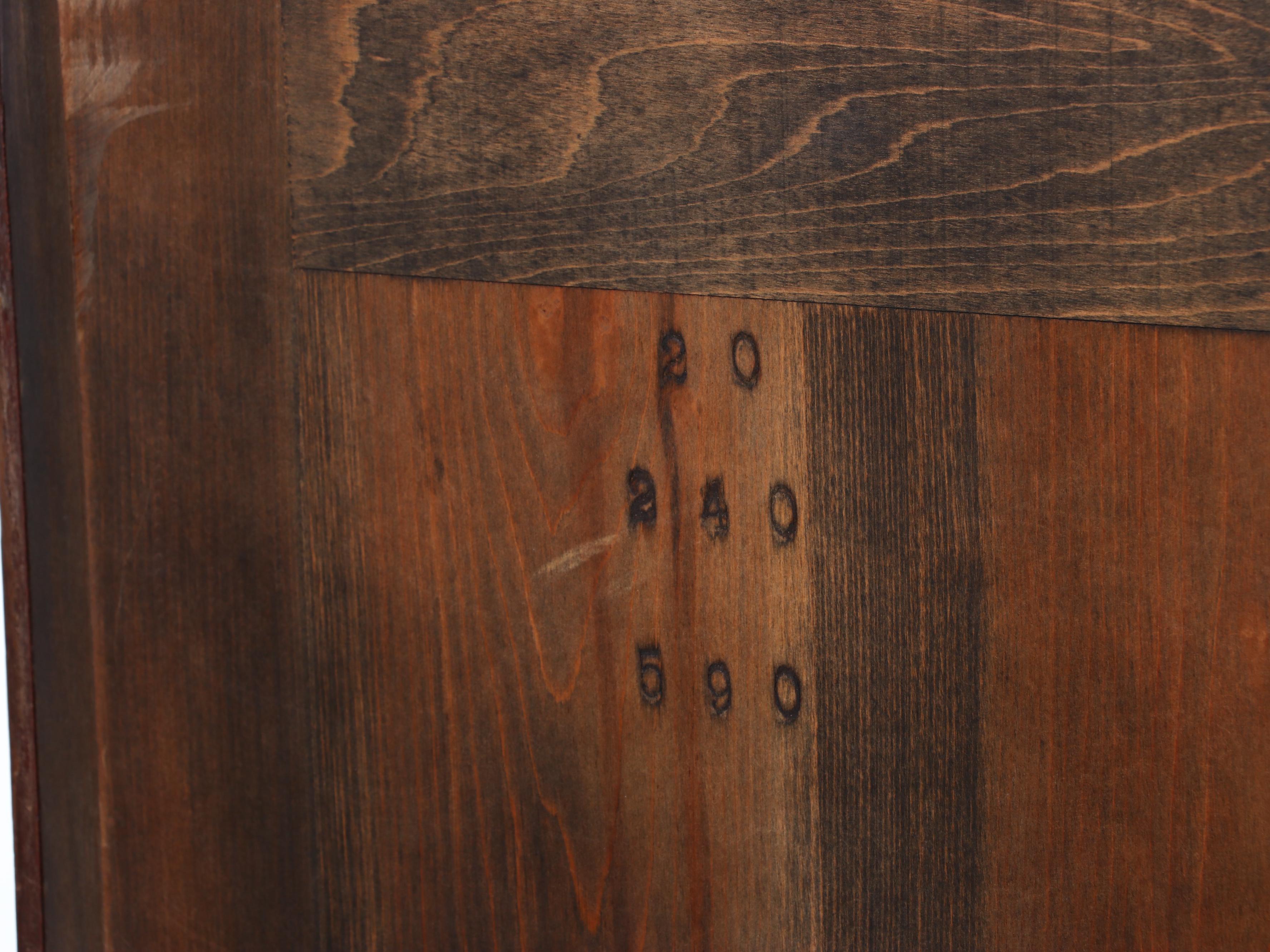 Empire Style Mahogany Arch Top Grandfather Clock