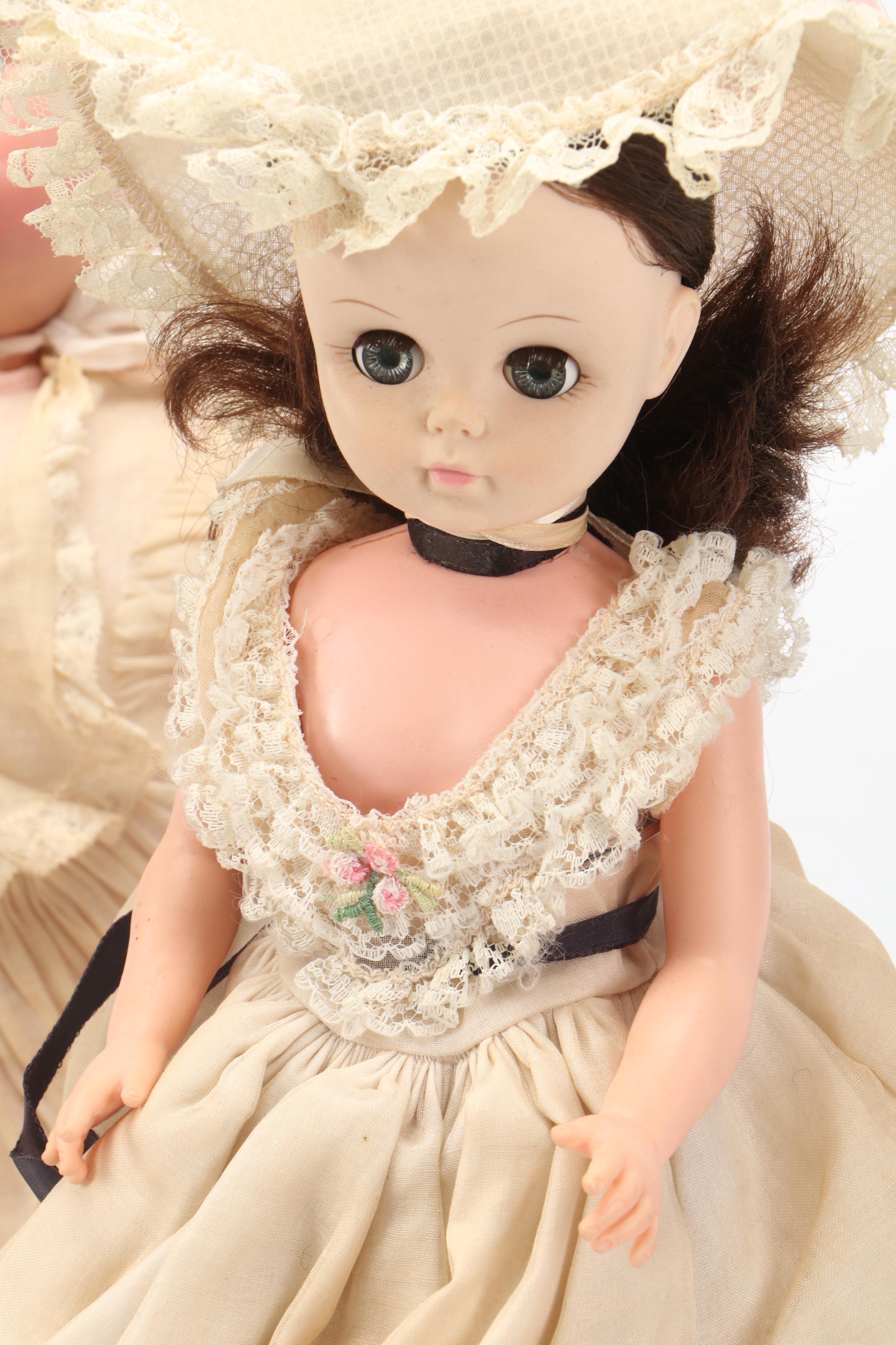 Arranbee Baby Doll with Effanbee and Other Doll, Mid to Late 20th Century
