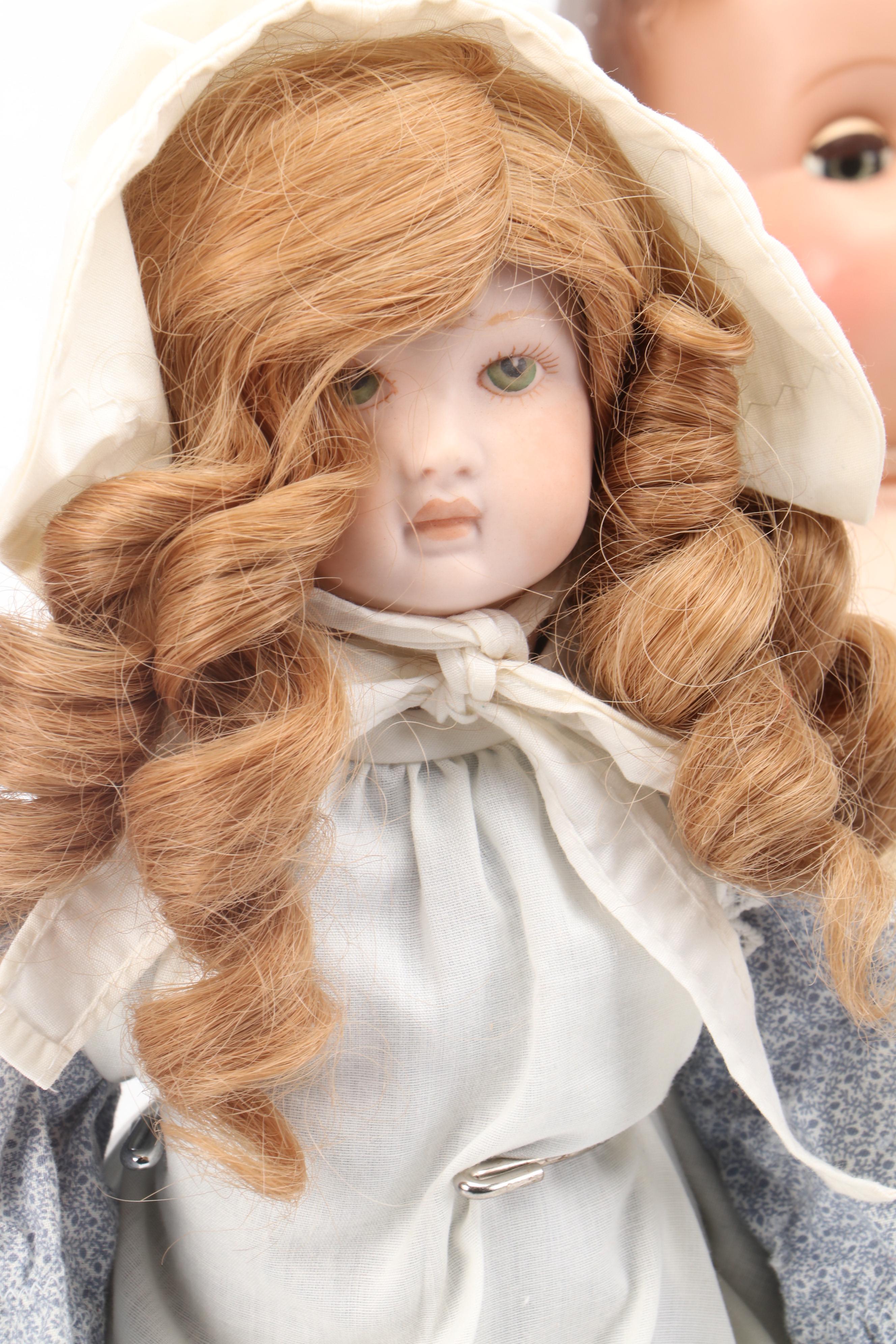 Arranbee Baby Doll with Effanbee and Other Doll, Mid to Late 20th Century