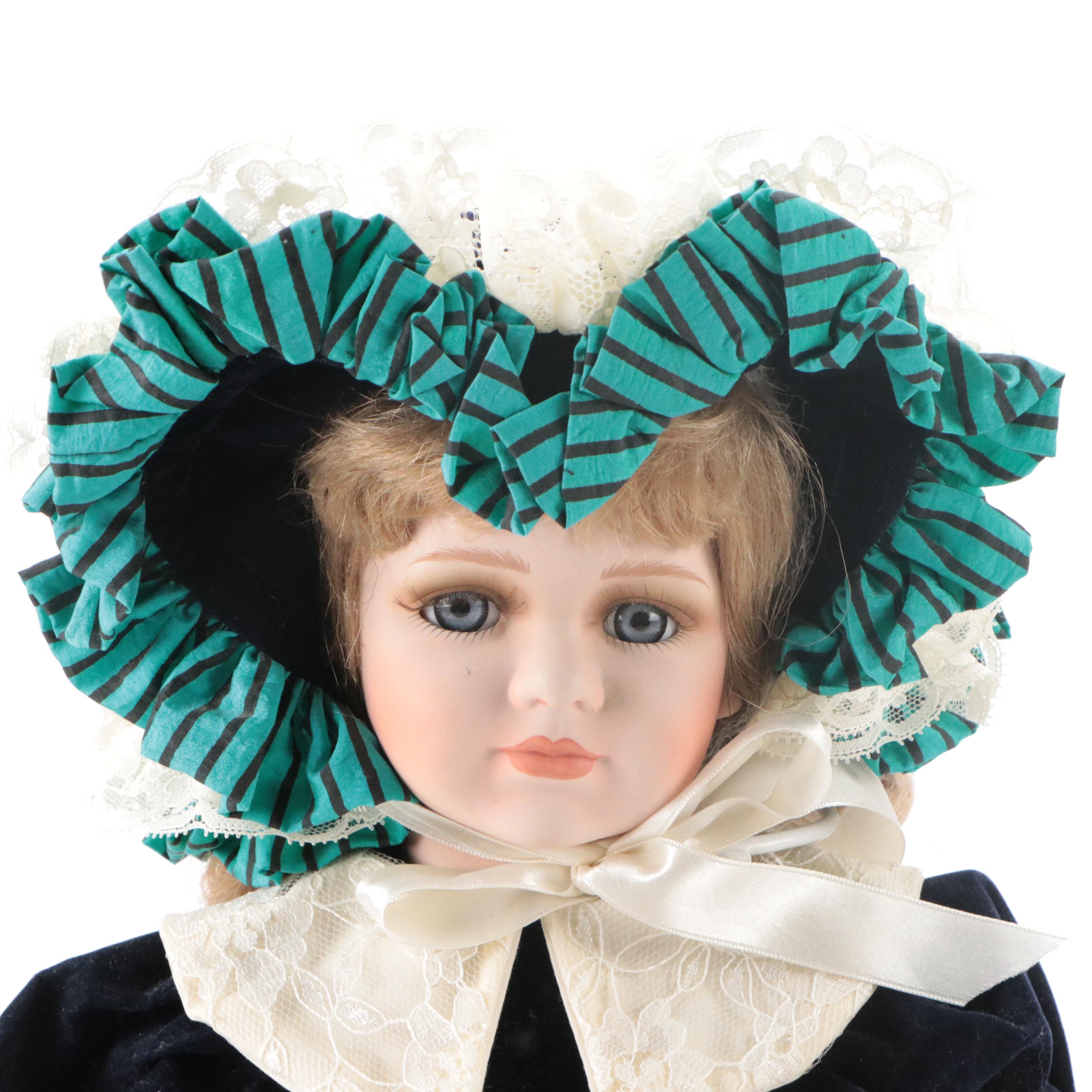 Show-Stoppers "Shawn" and "Sharon" Porcelain Collector Dolls