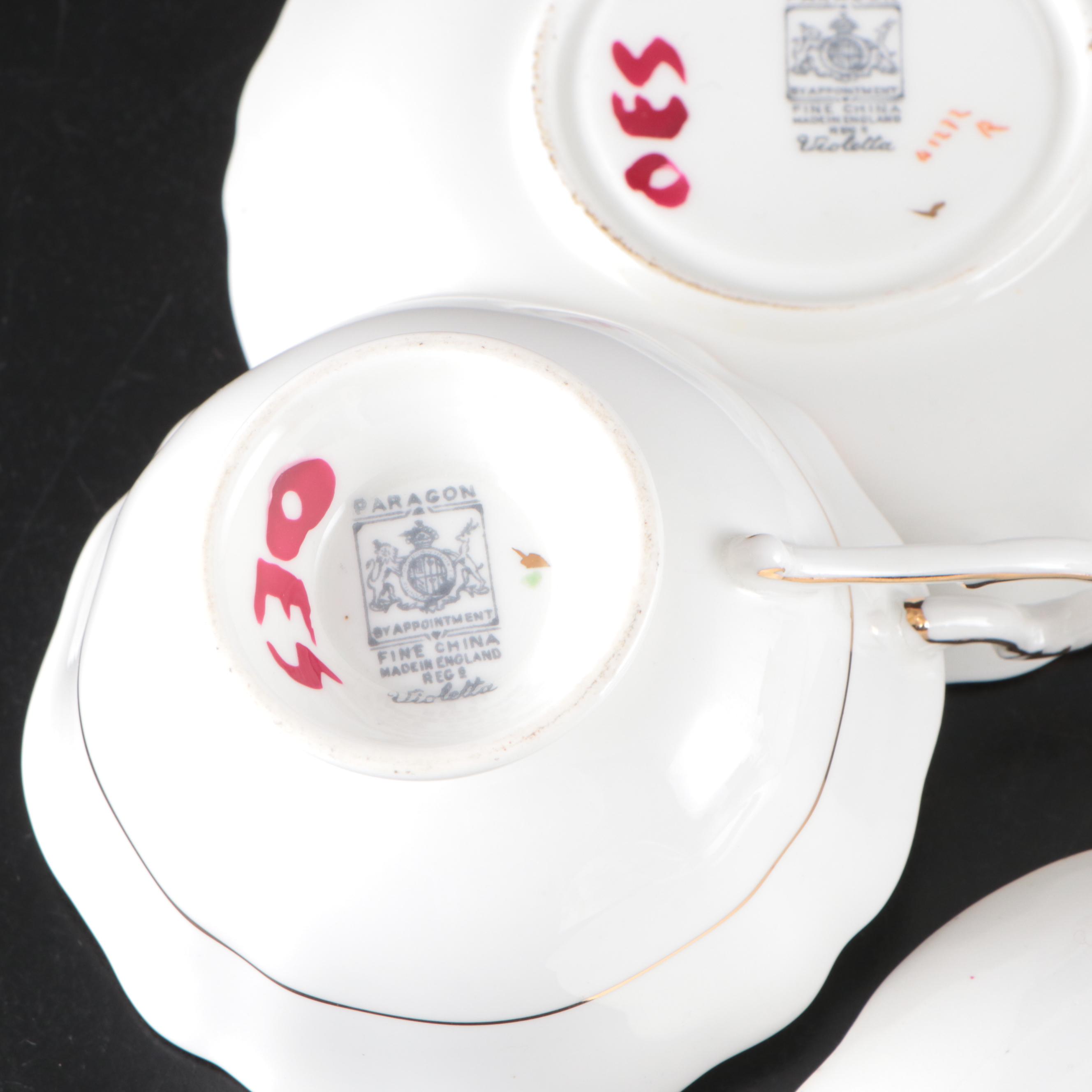 Royal Worcester, Royal Albert, Paragon, and More Teacups and Saucers