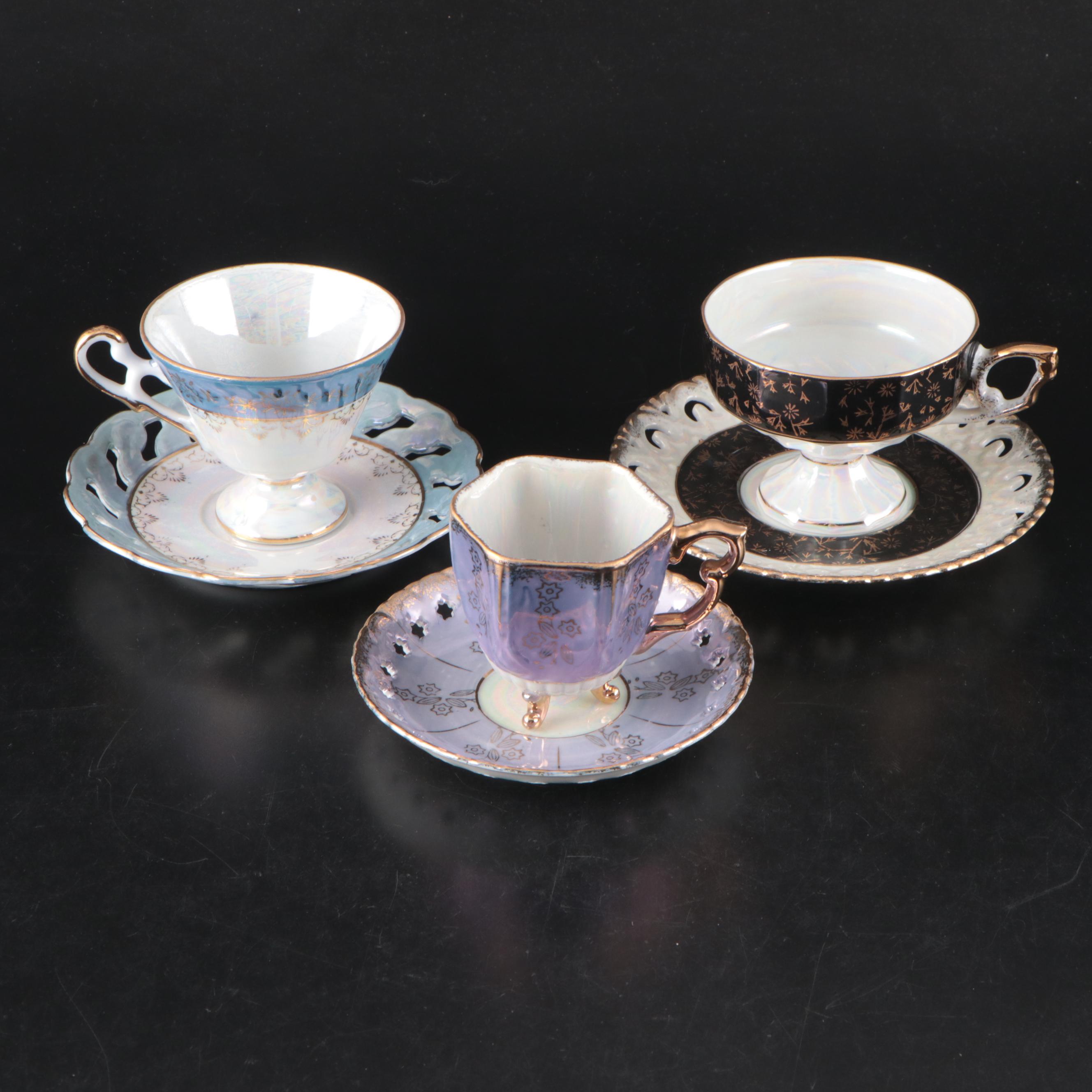 Royal Worcester, Royal Albert, Paragon, and More Teacups and Saucers
