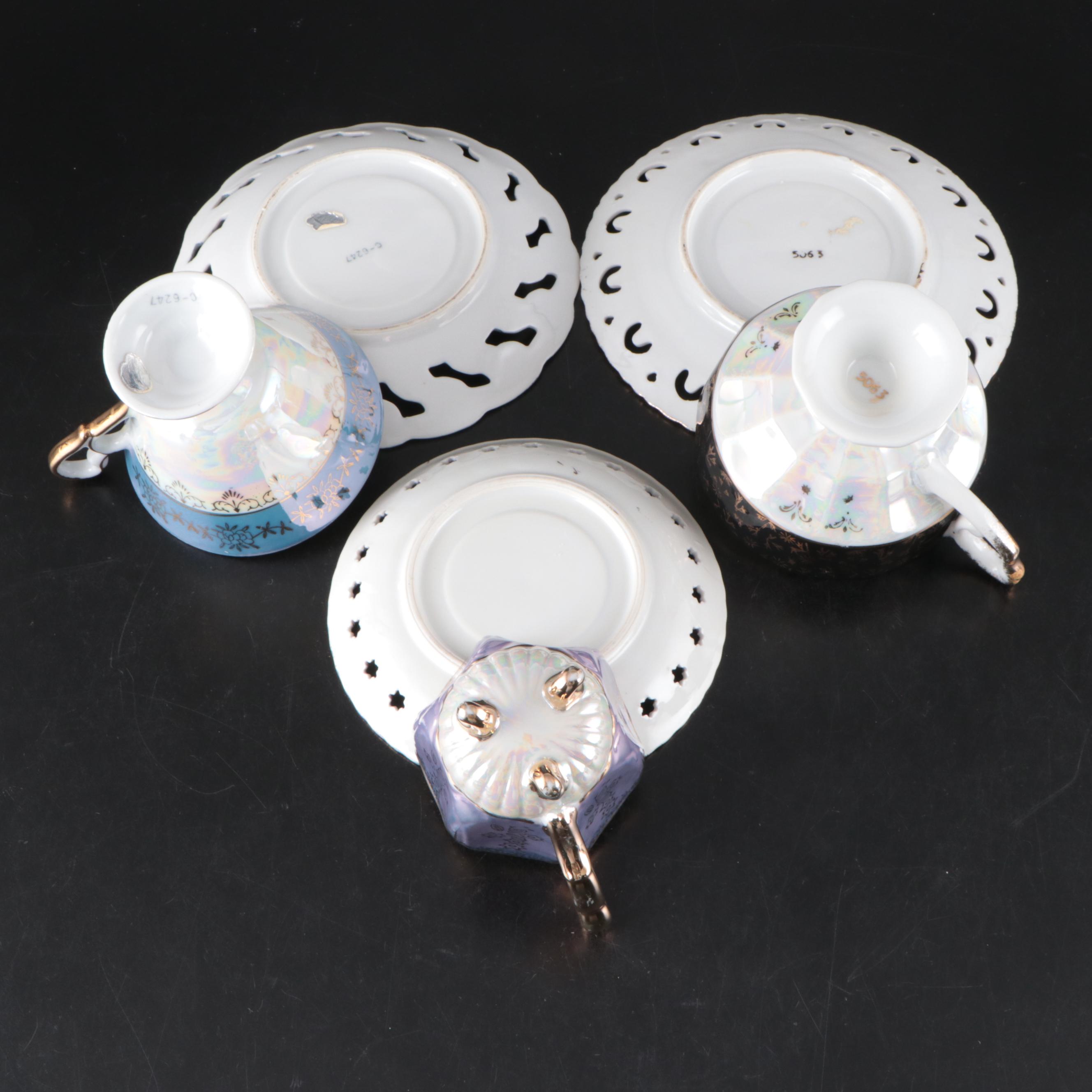 Royal Worcester, Royal Albert, Paragon, and More Teacups and Saucers