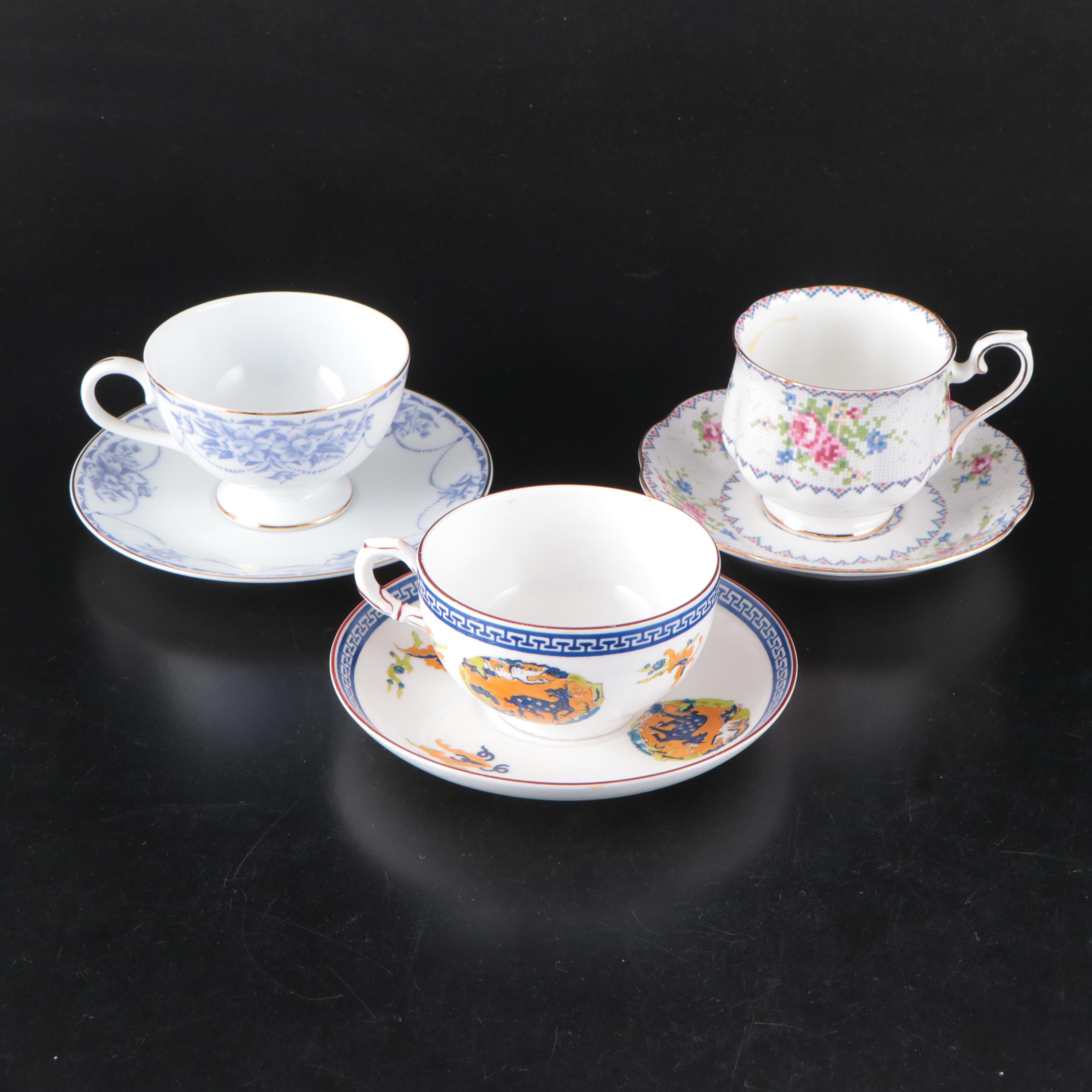 Royal Worcester, Royal Albert, Paragon, and More Teacups and Saucers