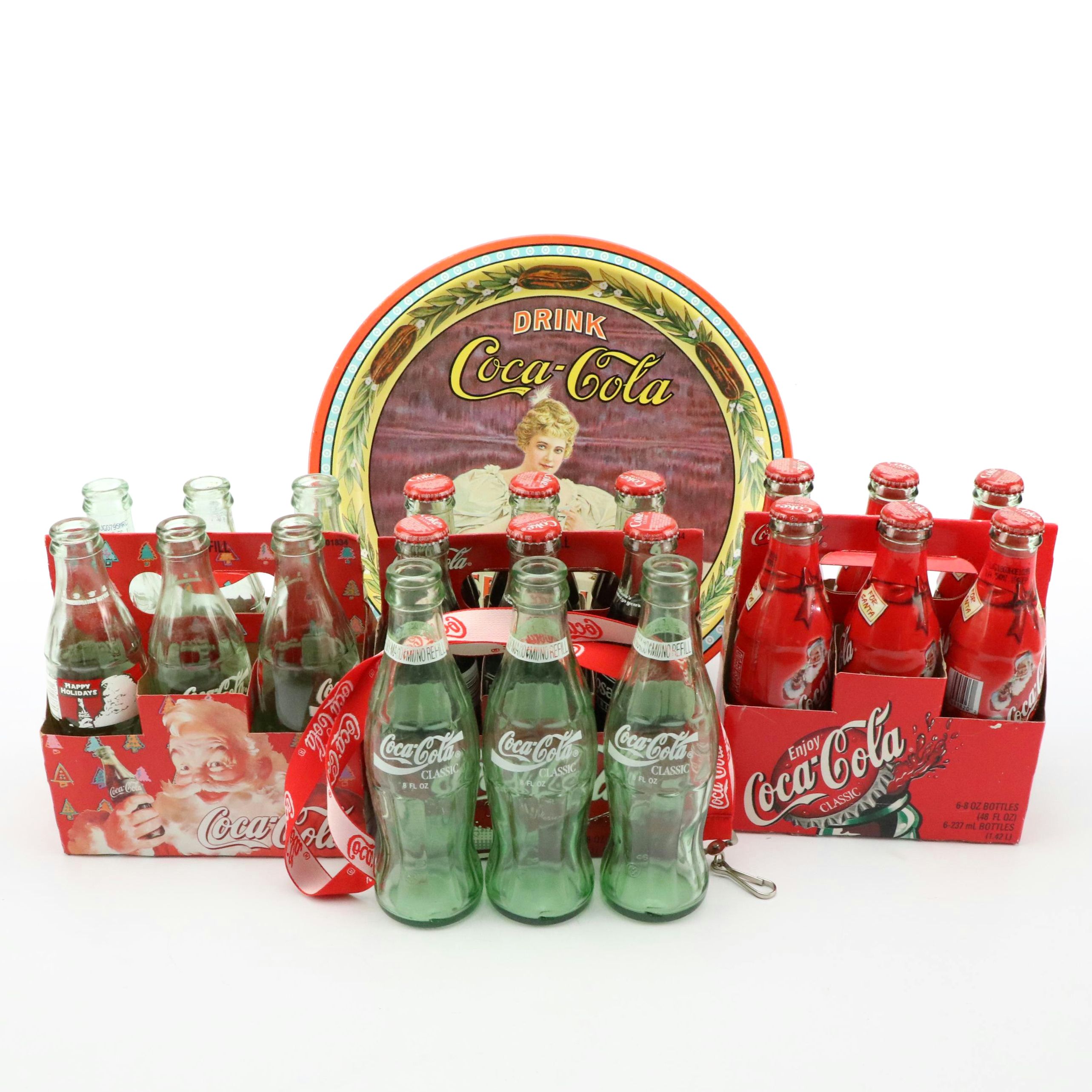 Coca-Cola LaRosa's Pizza, Olympics and Other Bottles, Tray and Lanyard