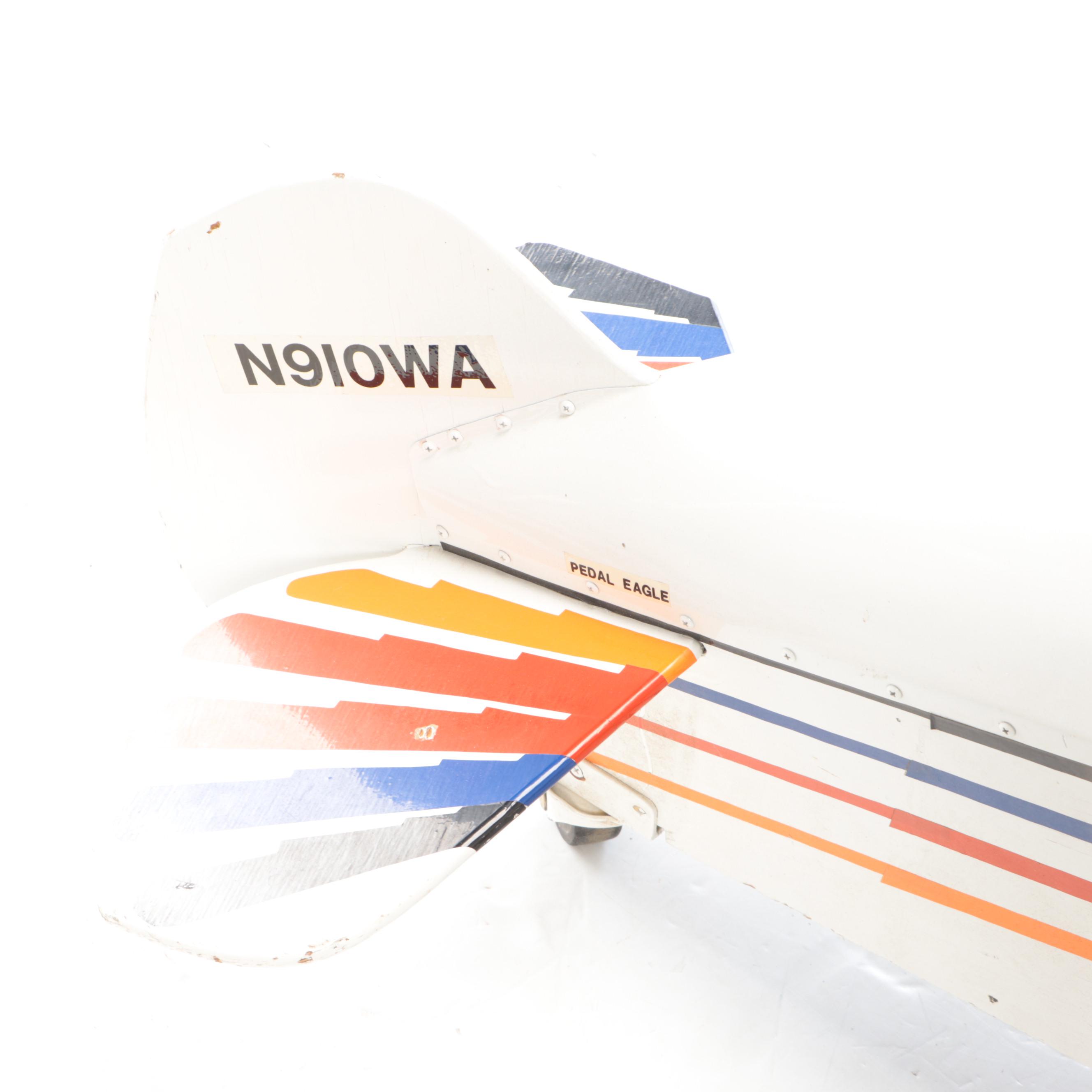 Christen "Pedal Eagle" Wood and Metal Pedal Plane