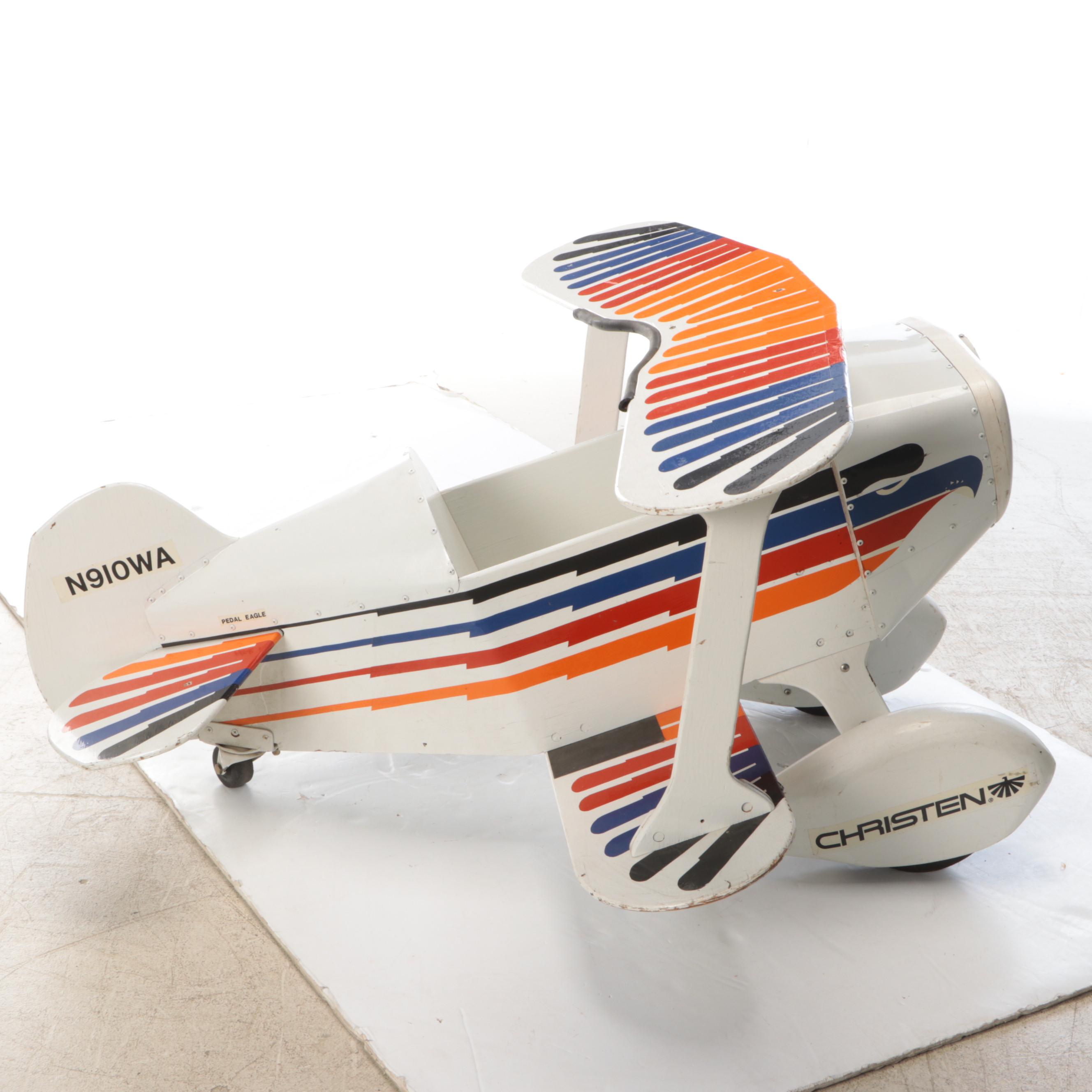 Christen "Pedal Eagle" Wood and Metal Pedal Plane