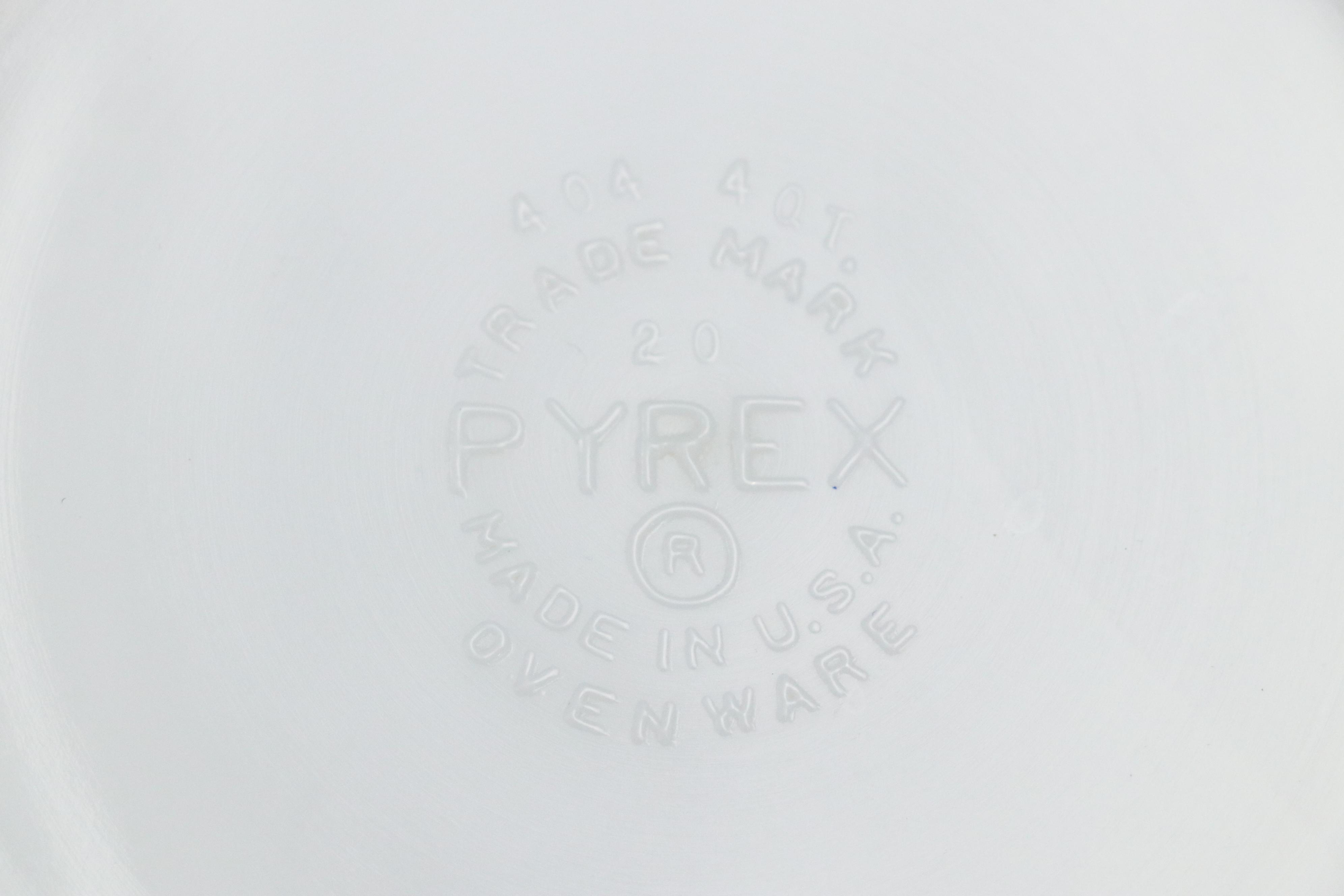 Pyrex Glass Mixing Bowls with Fire-King Glass Measuring Cup