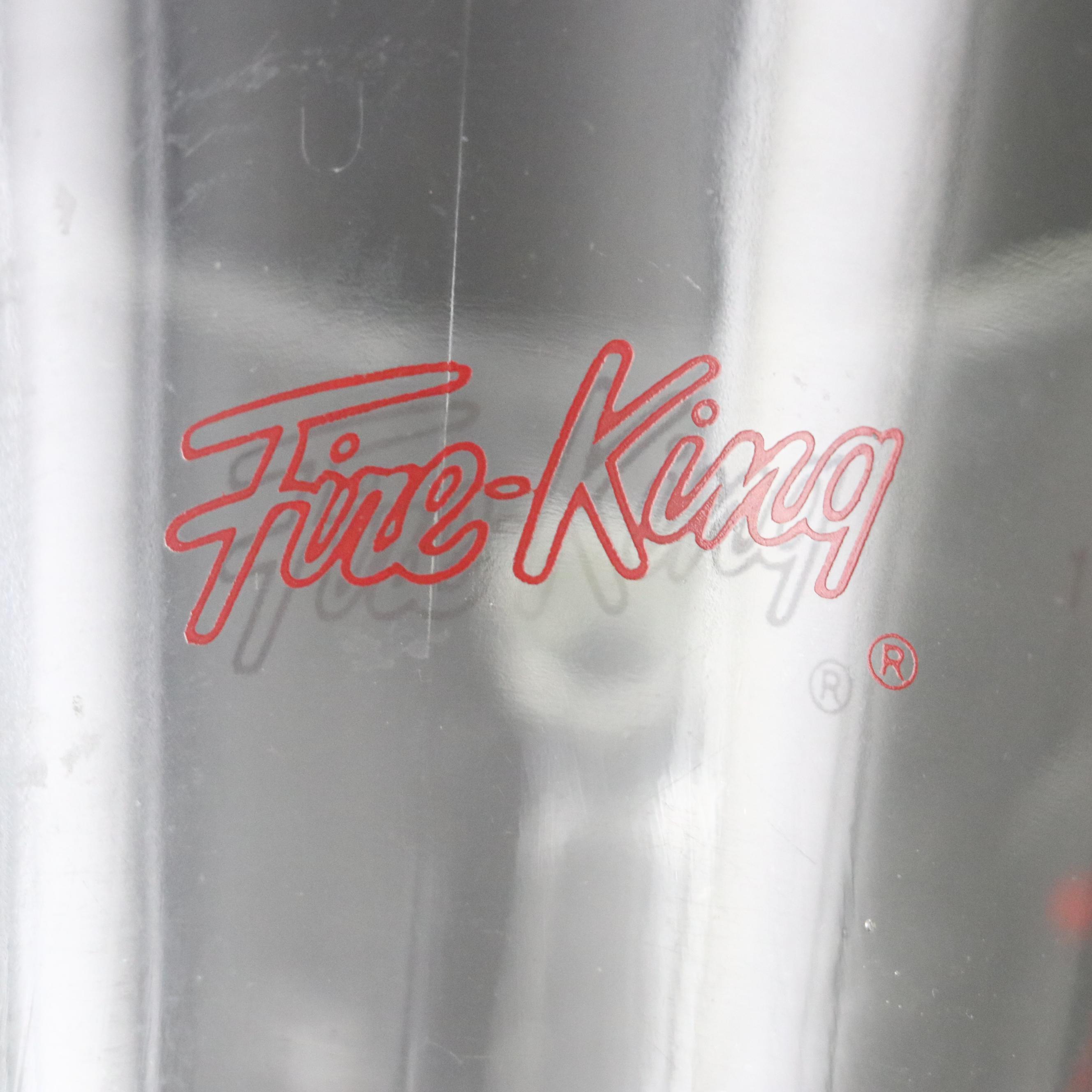 Pyrex Glass Mixing Bowls with Fire-King Glass Measuring Cup