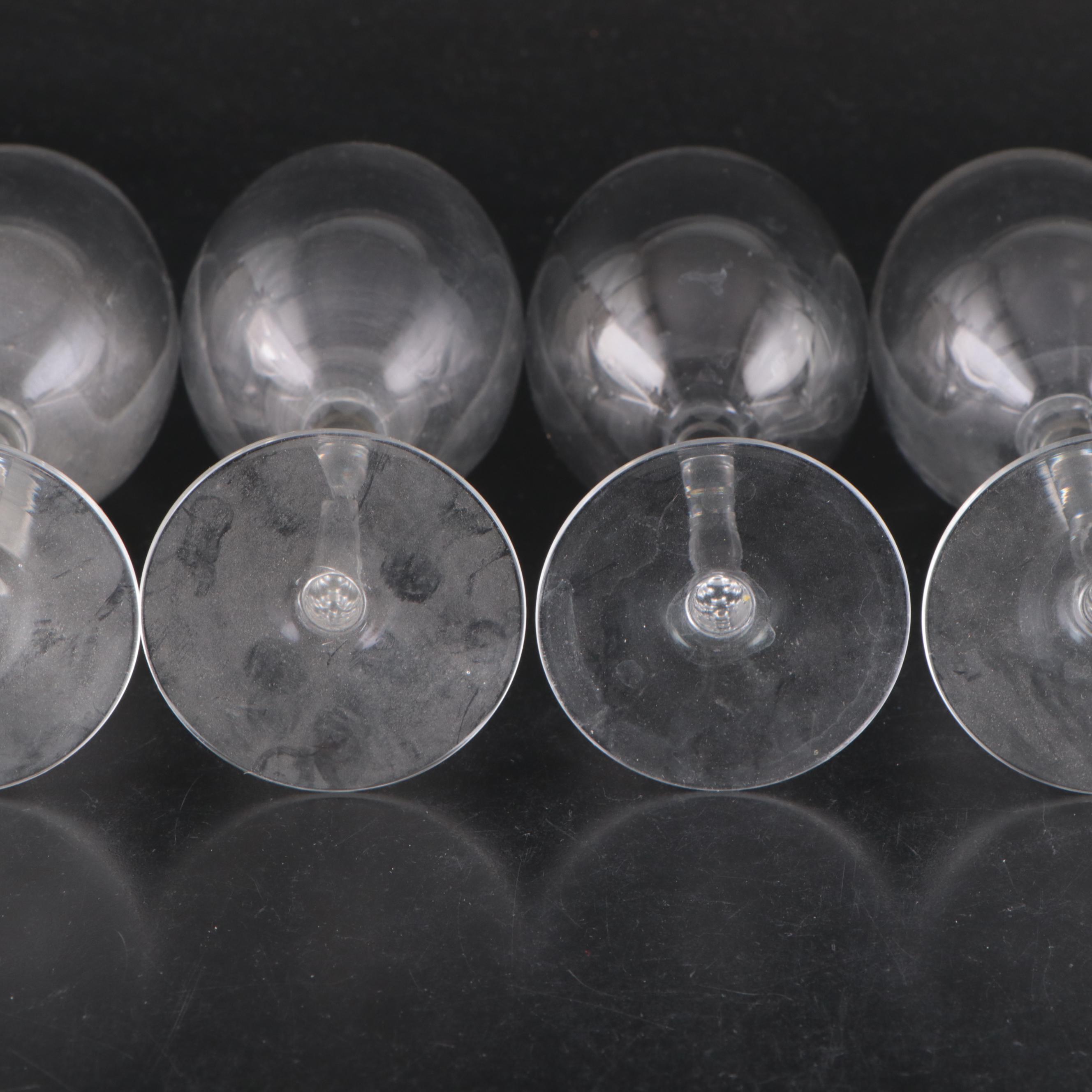 Orrefors "Illusion Clear" Crystal Goblets, Wine Glasses, and Champagne Coupes