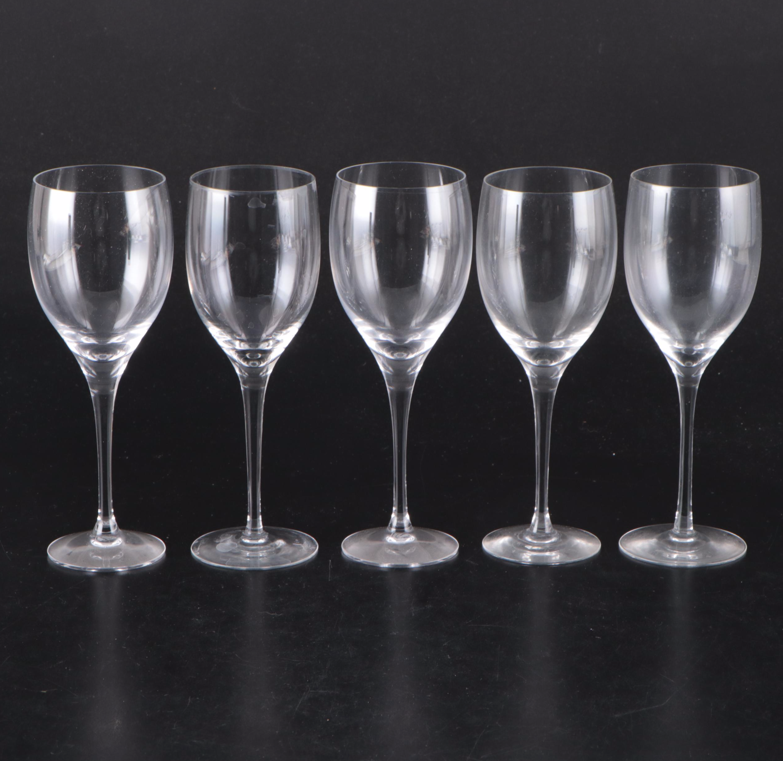 Orrefors "Illusion Clear" Crystal Goblets, Wine Glasses, and Champagne Coupes