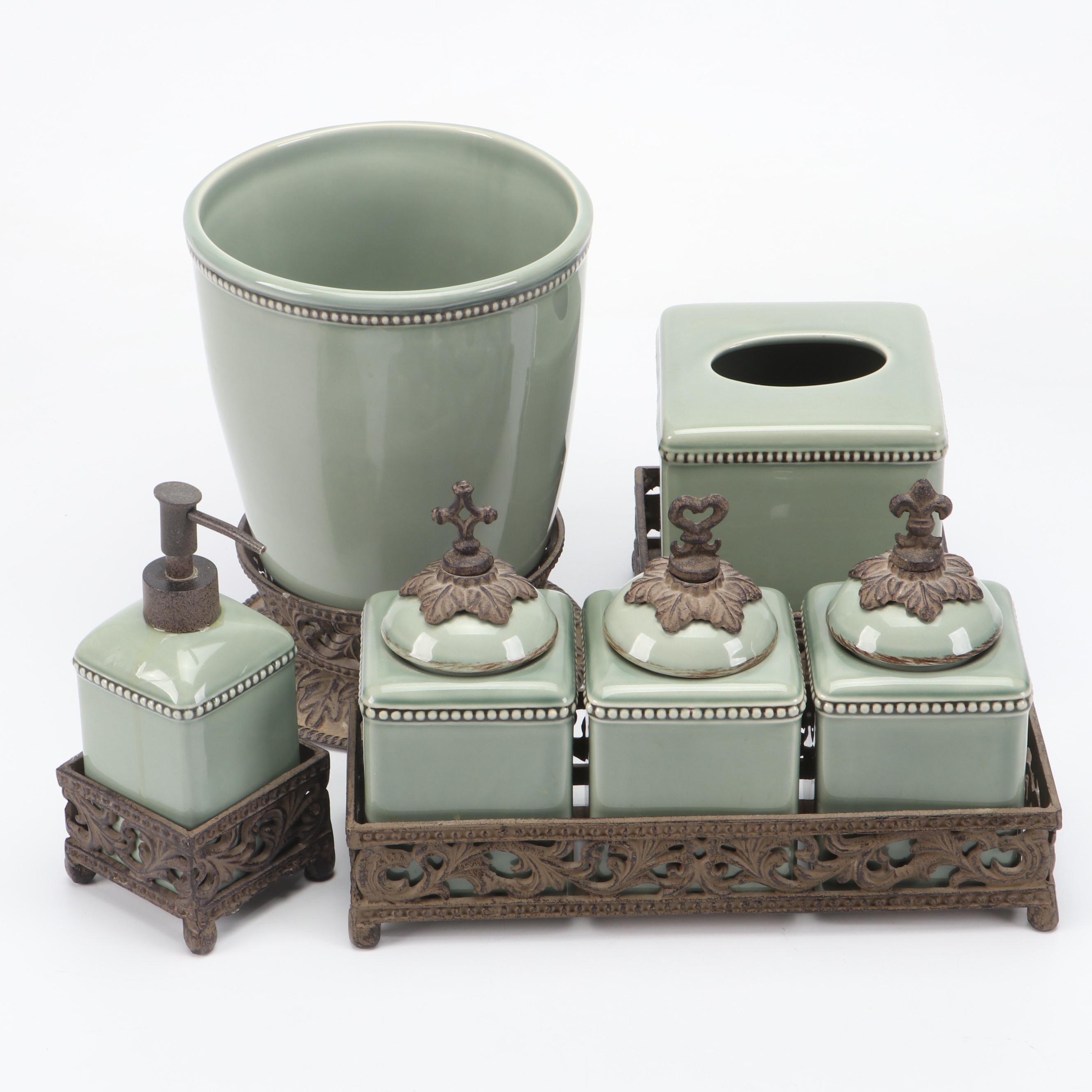 Gracious Goods Ceramic Bathroom Accessories