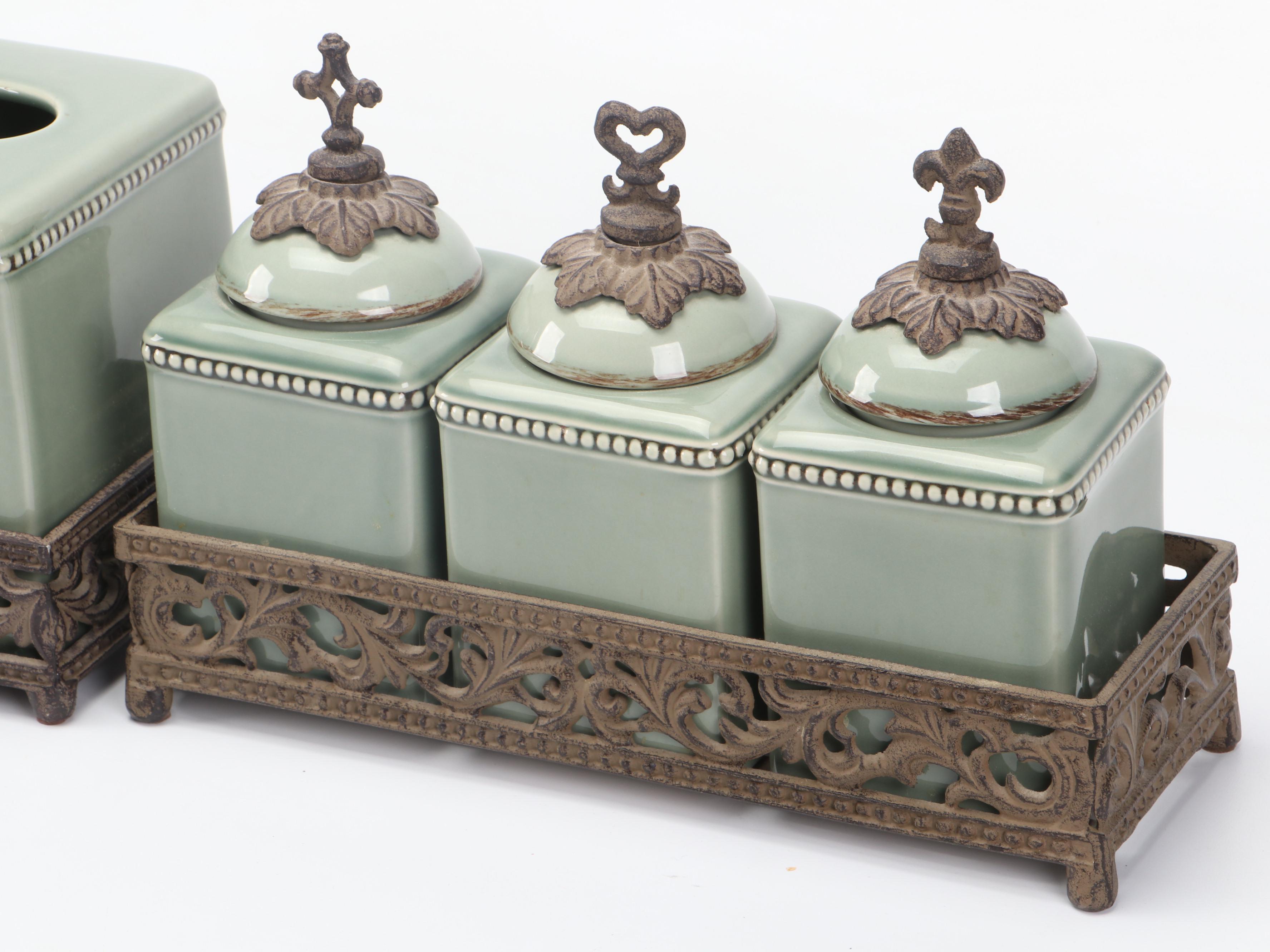 Gracious Goods Ceramic Bathroom Accessories