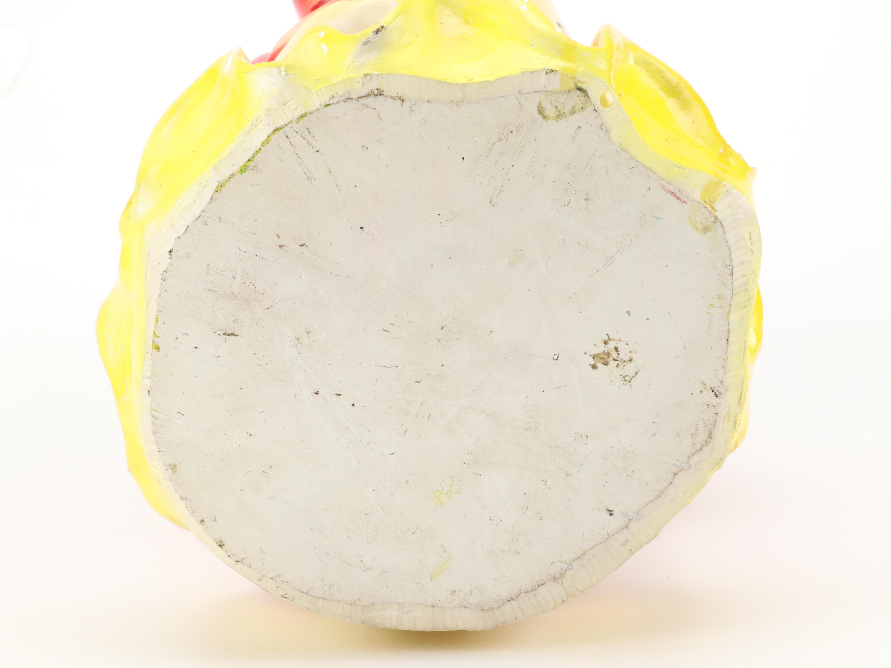 Ceramic Clown Bank and Danny O'Day Ventriloquist Dummy