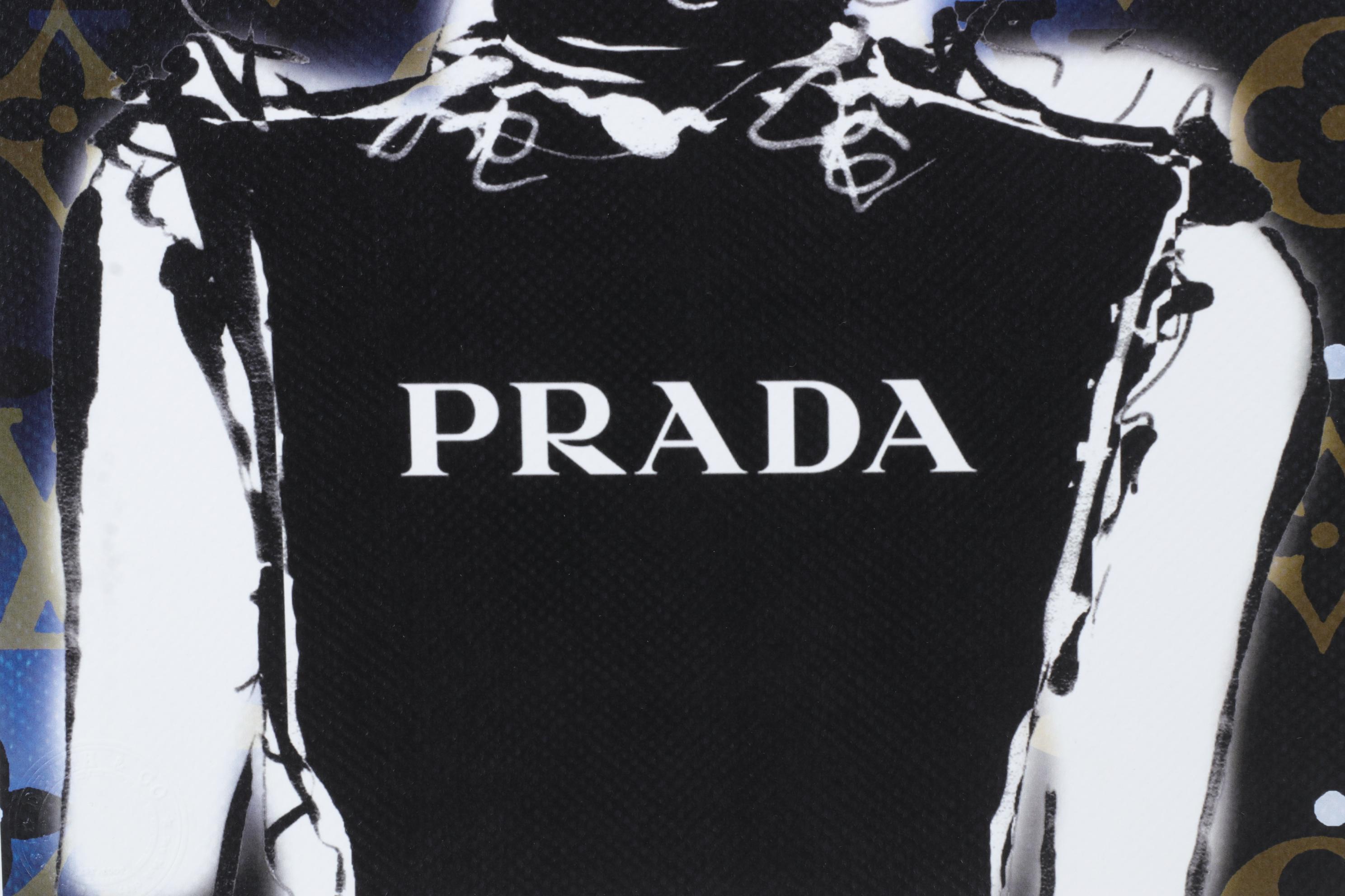 Death NYC Pop Art Graphic Print Homage to Prada and Louis Vuitton, 2024