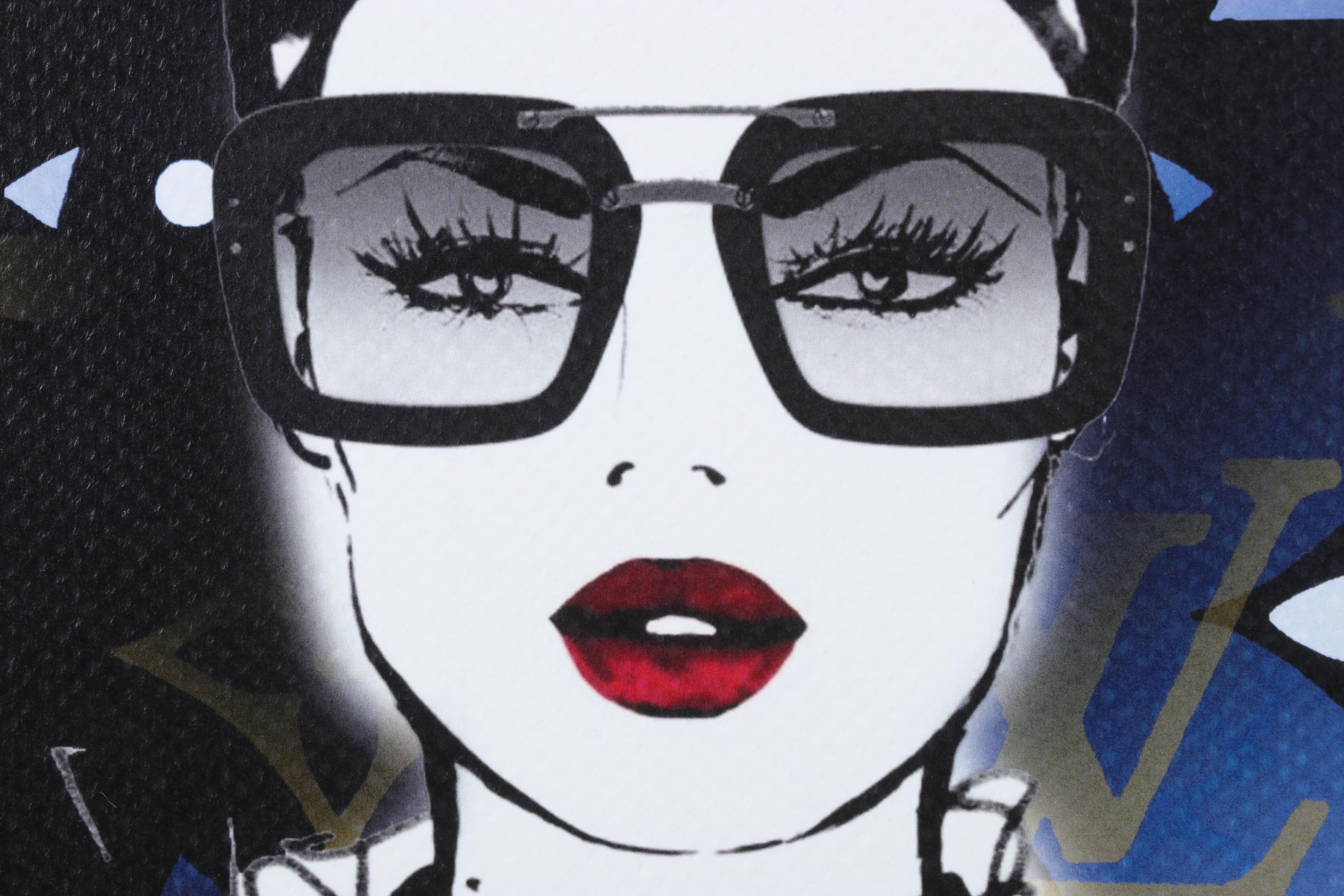 Death NYC Pop Art Graphic Print Homage to Prada and Louis Vuitton, 2024