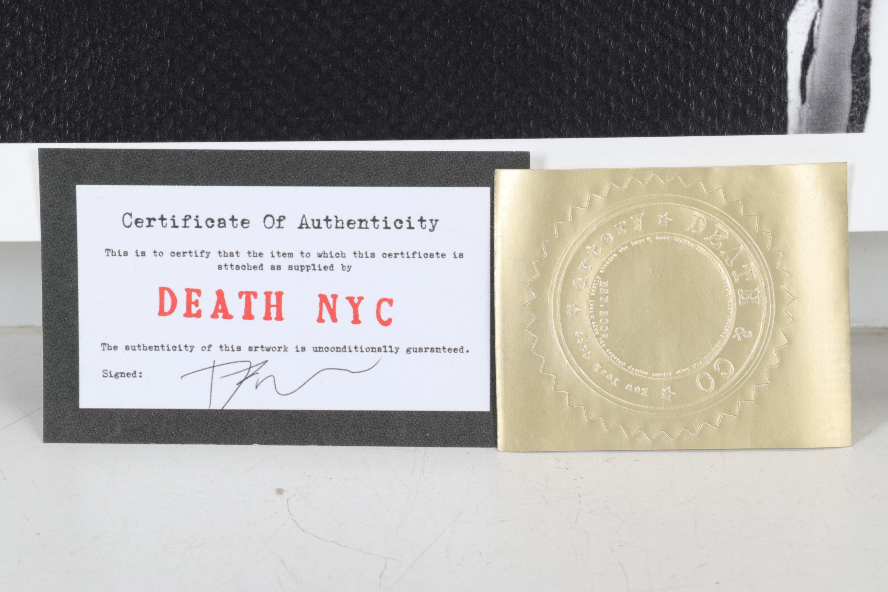 Death NYC Pop Art Graphic Print Homage to Prada and Louis Vuitton, 2024