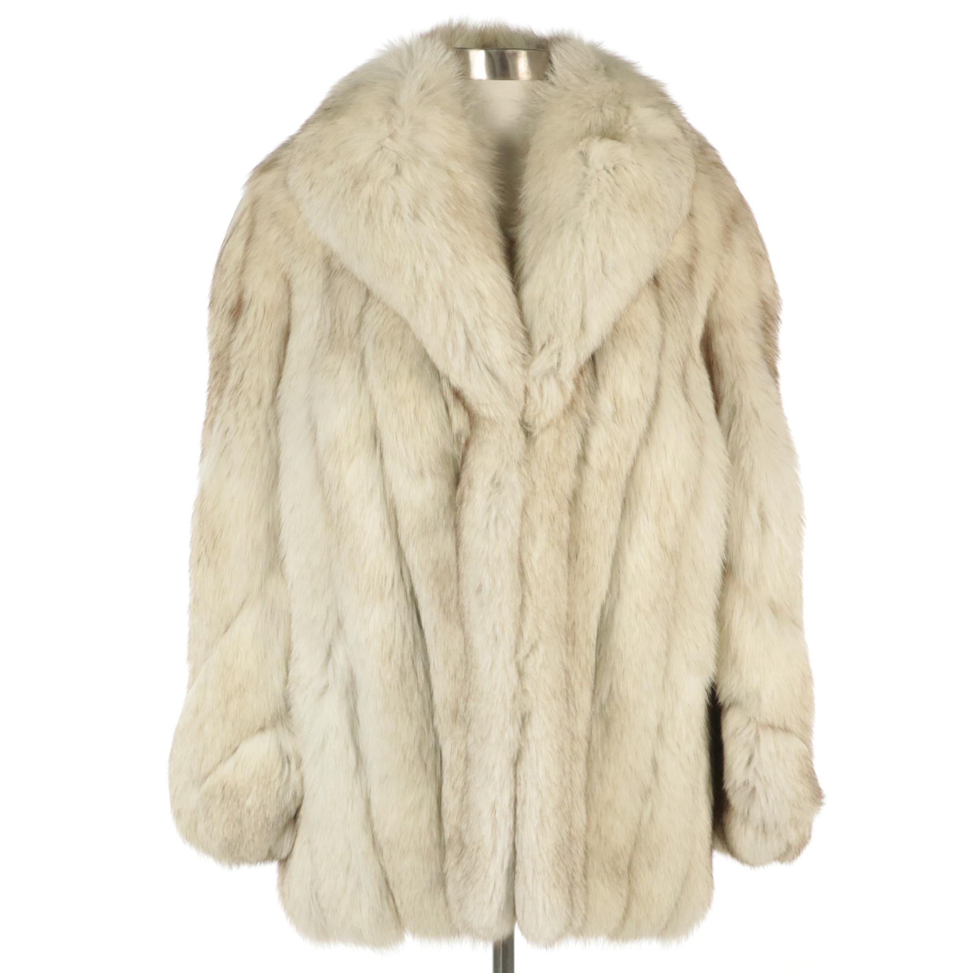 Saga Blue Fox Fur Coat