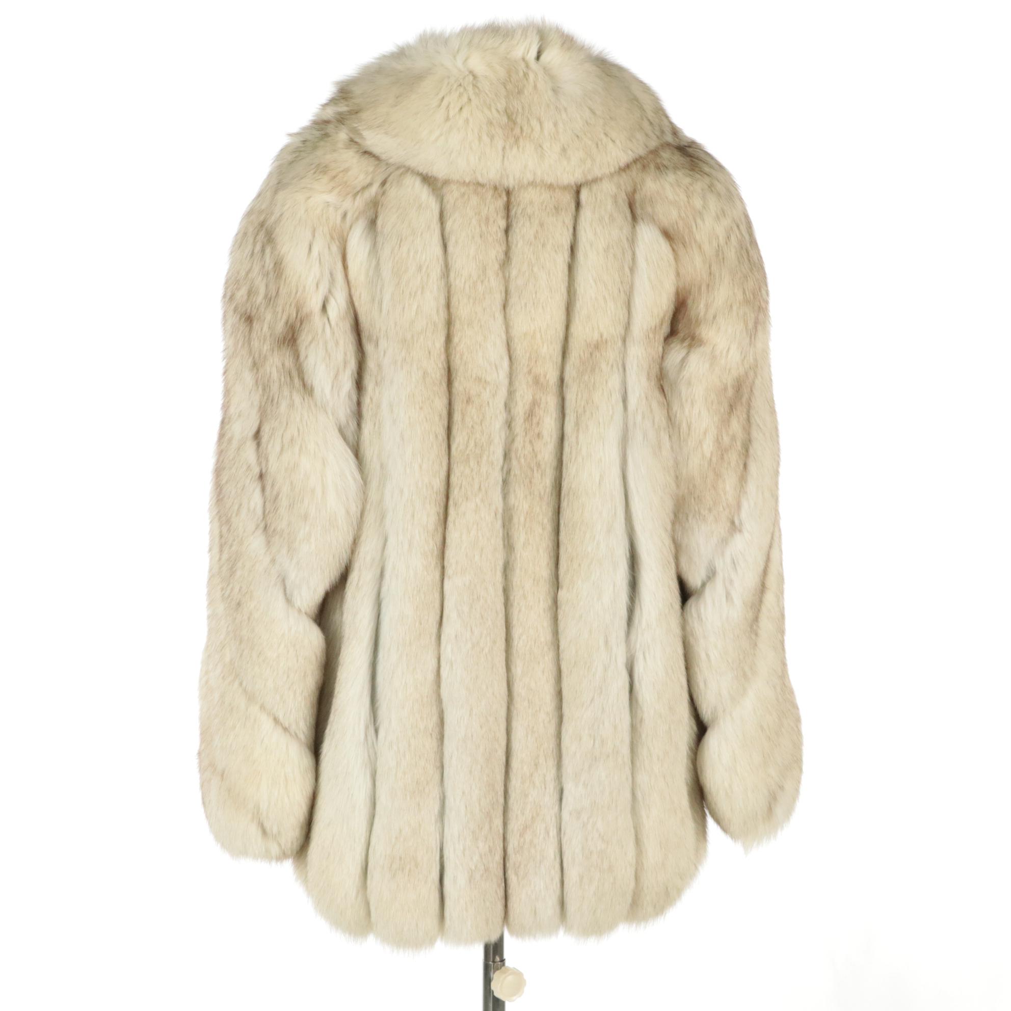 Saga Blue Fox Fur Coat
