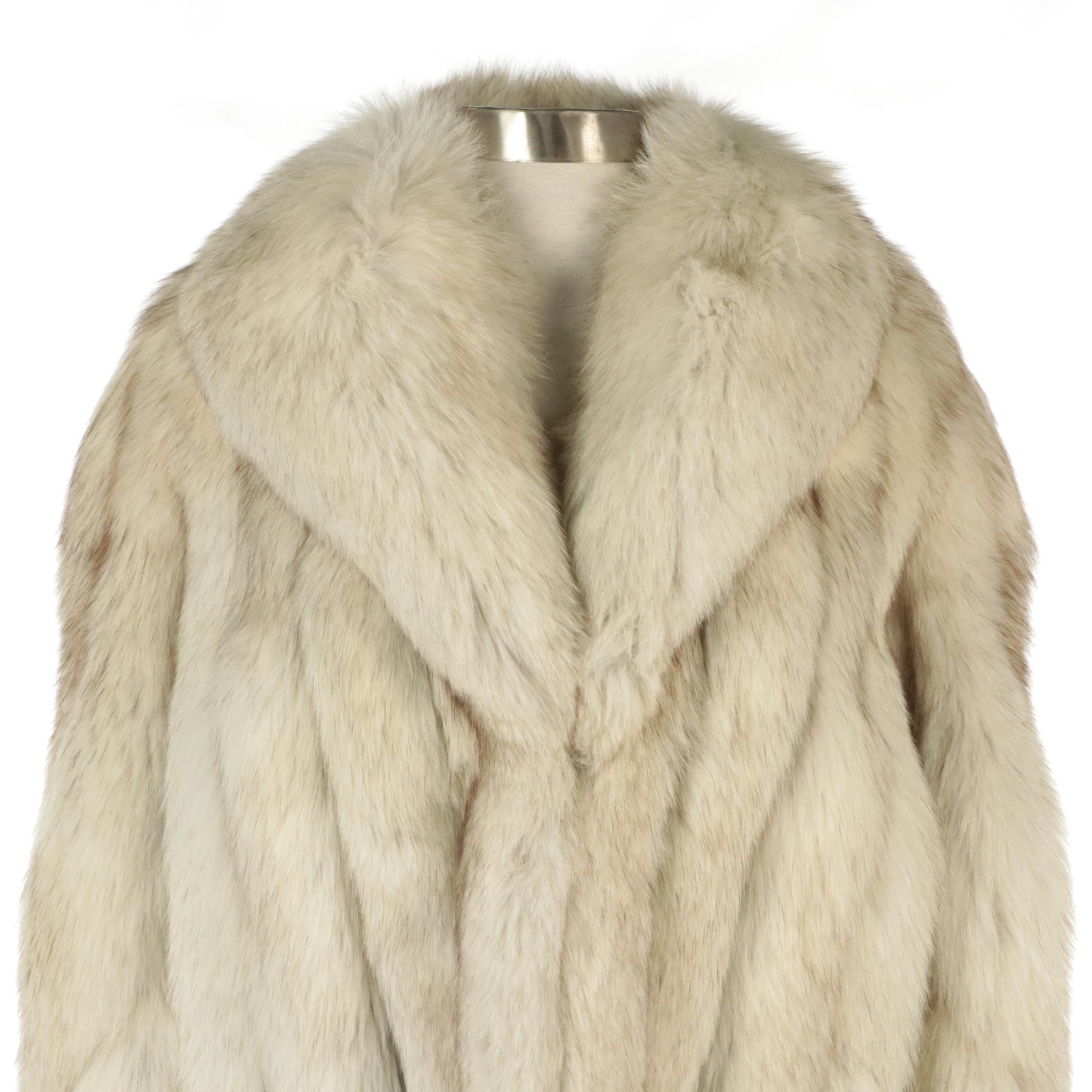 Saga Blue Fox Fur Coat
