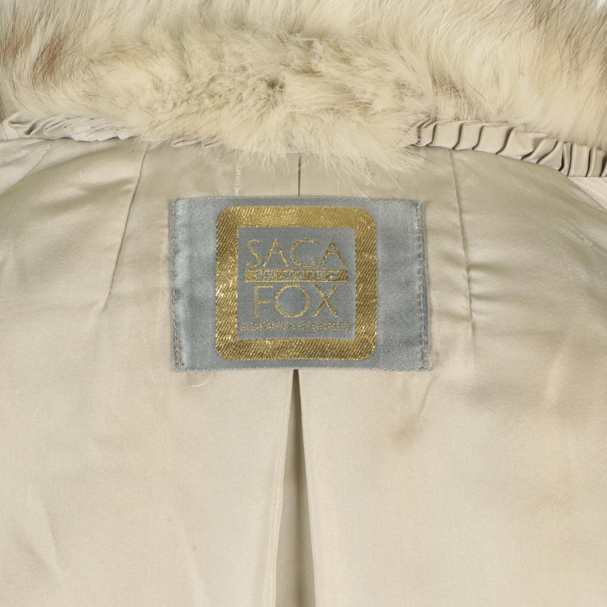 Saga Blue Fox Fur Coat