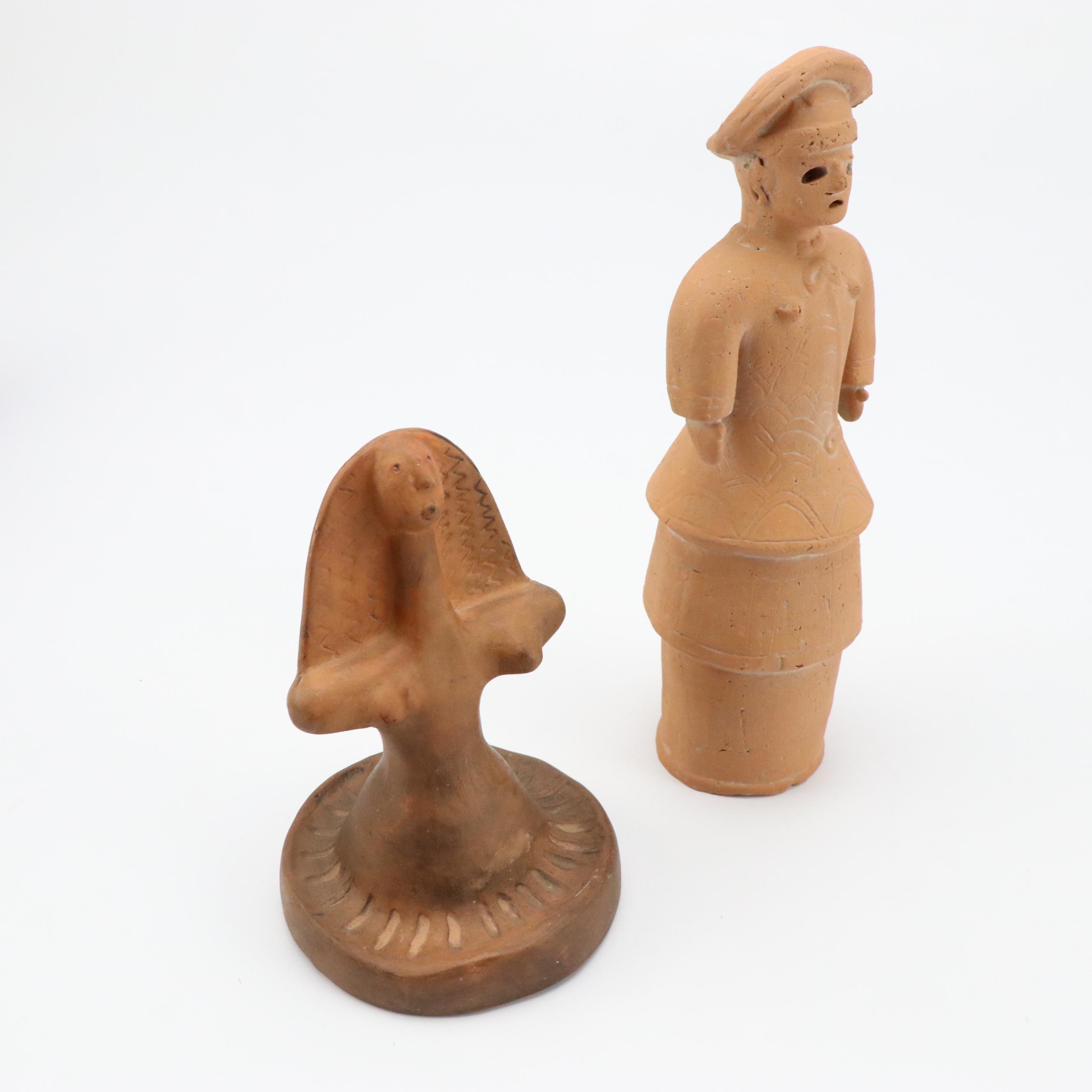 Colima and Other Pre-Columbian Pottery with Chinese Figures and More