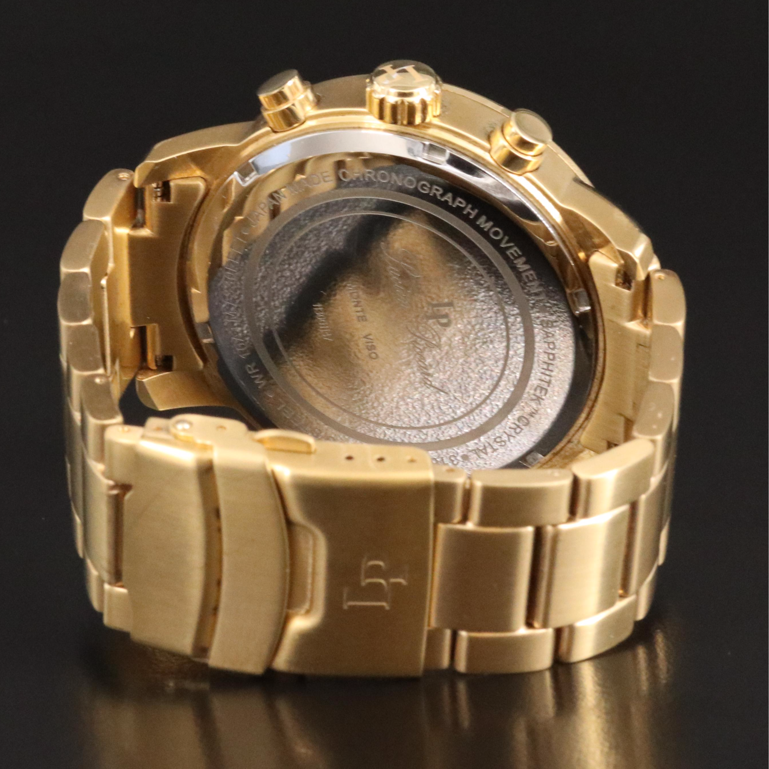 Lucien Piccard Chronograph Black Dial Date Watch