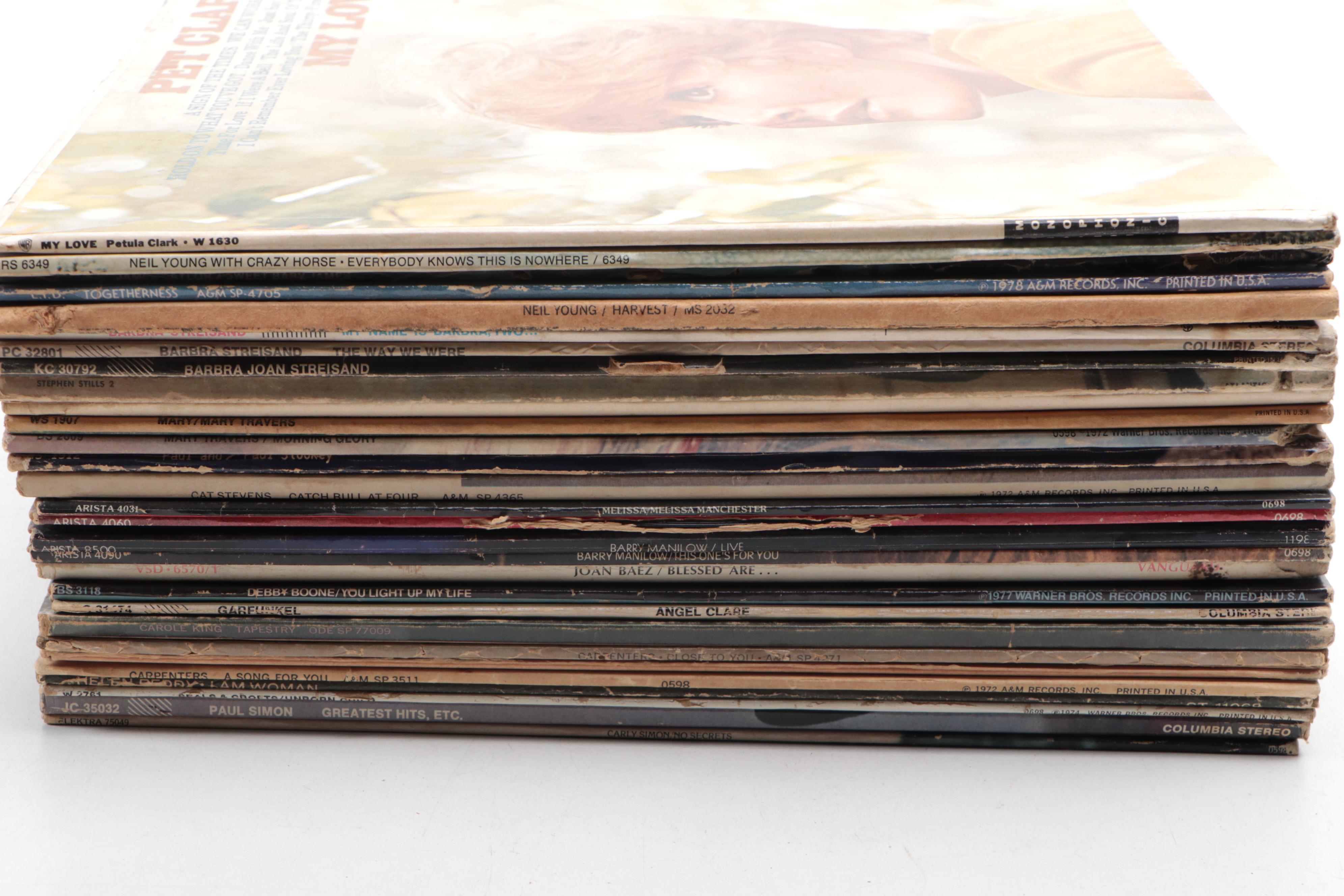 Petula Clark, Barbra Streisand, Neil Young, and More Vinyl Record Albums