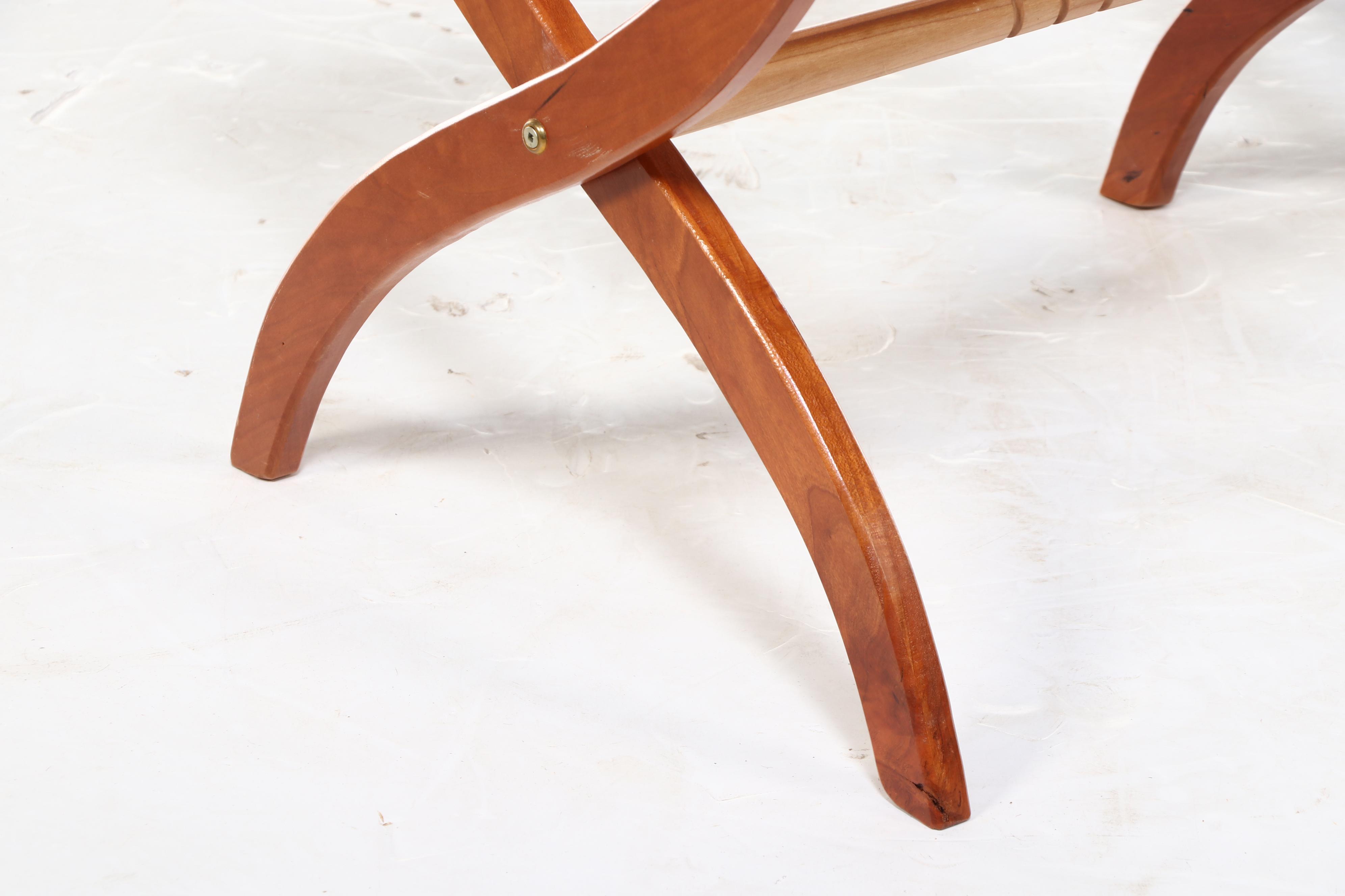 Hobart Studio Cherrywood Folding Luggage Rack