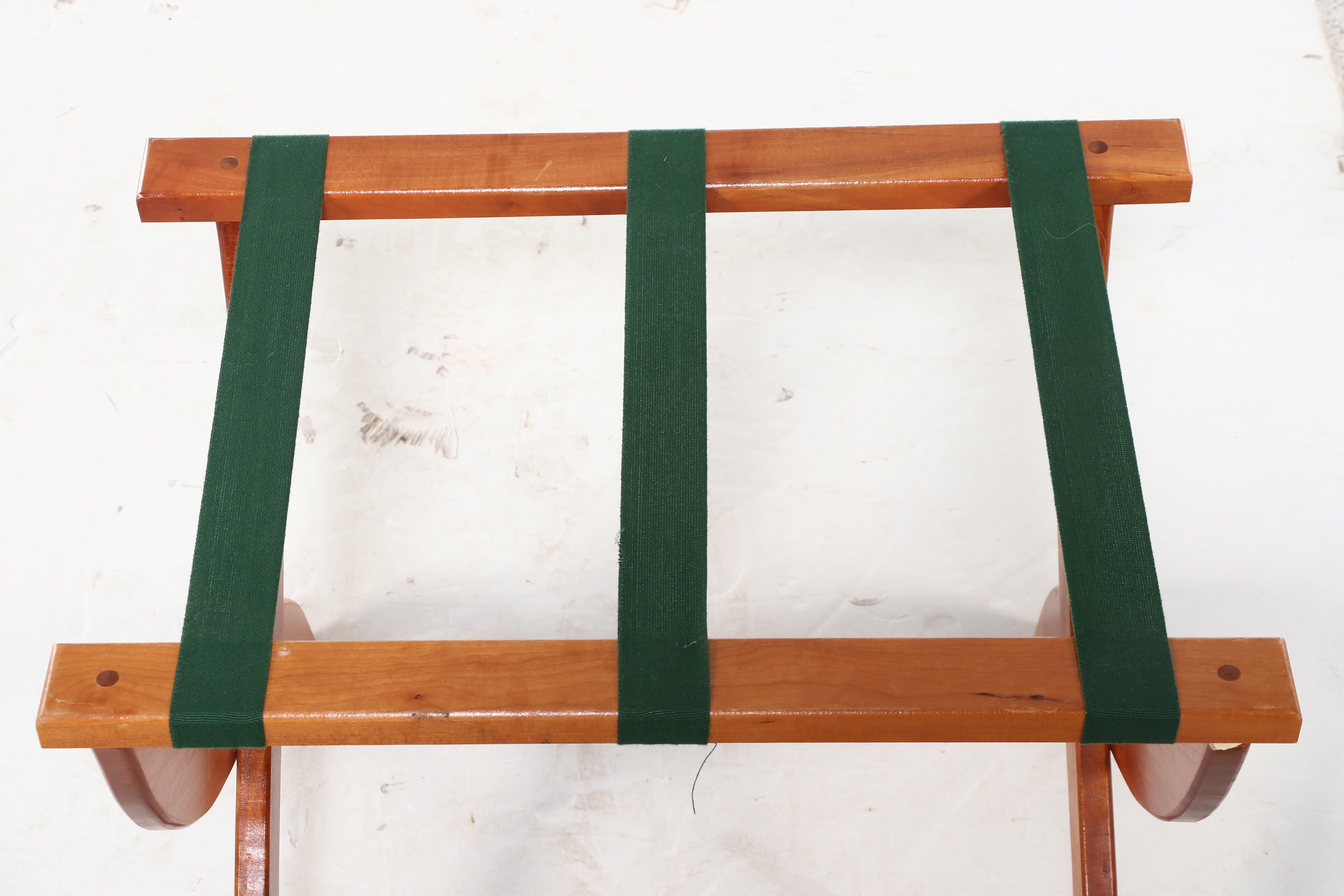 Hobart Studio Cherrywood Folding Luggage Rack