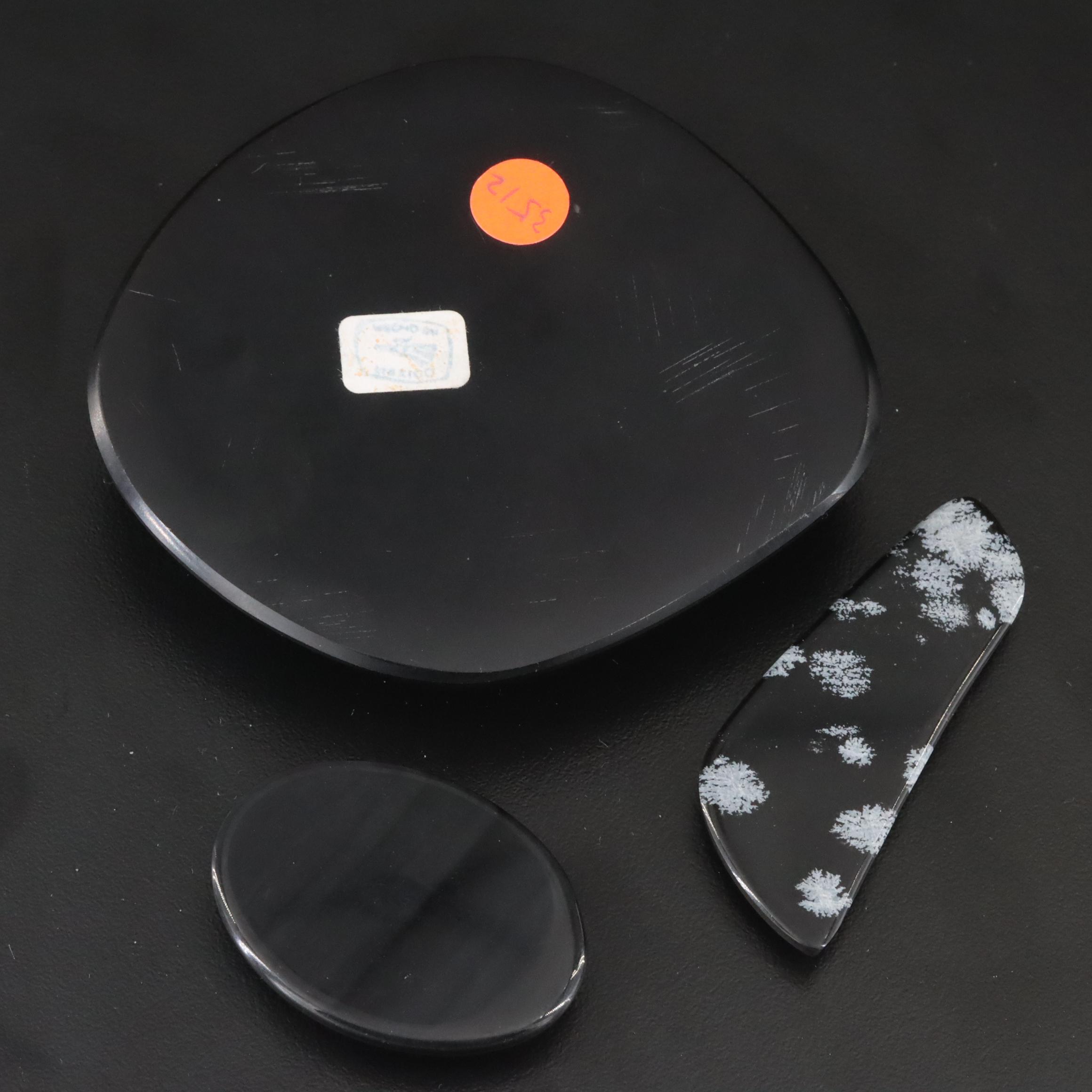 Loose Selection of Rainbow and Snowflake Obsidian