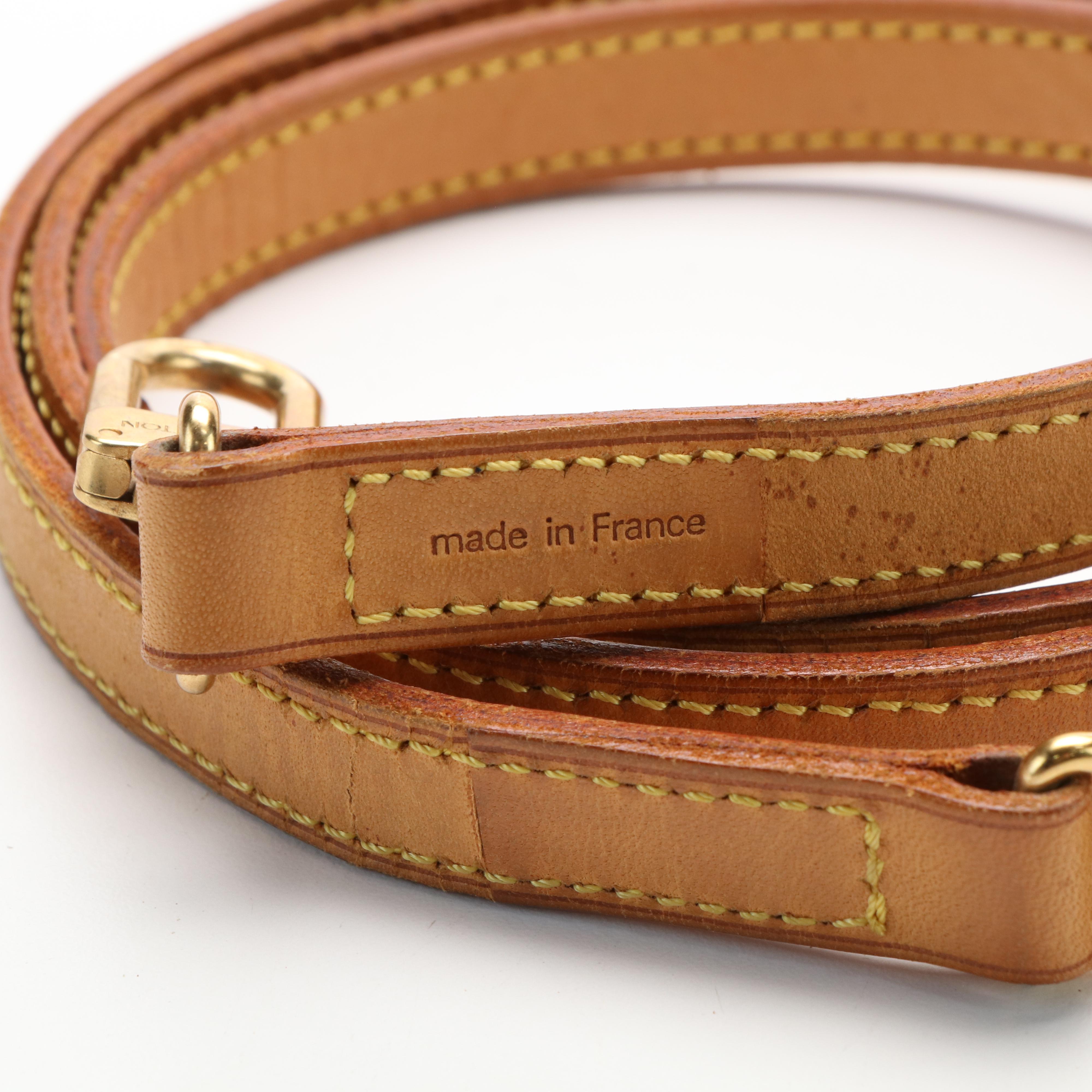 Louis Vuitton Vachetta Leather Bag Strap