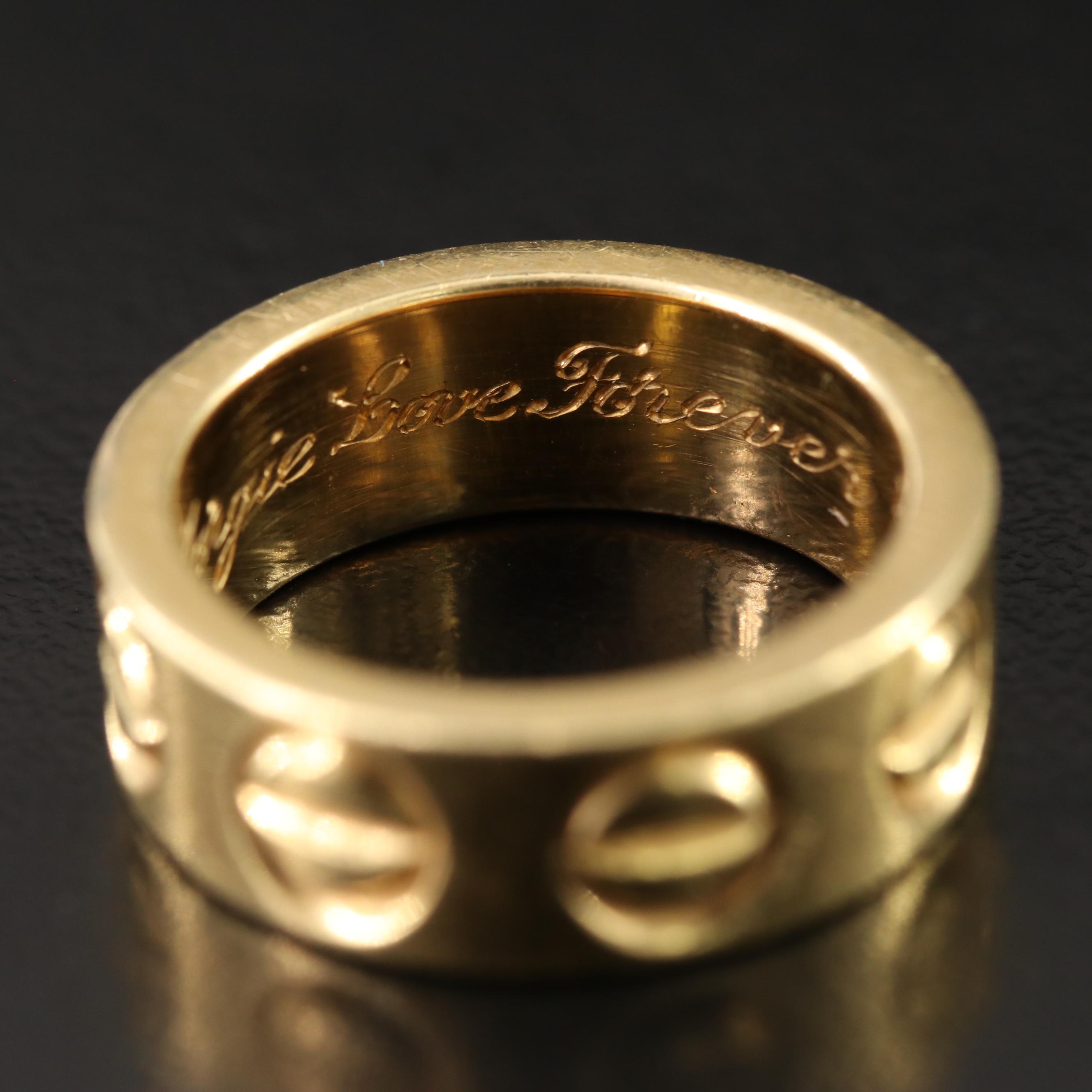Vintage Cartier 18K Ring, Italy