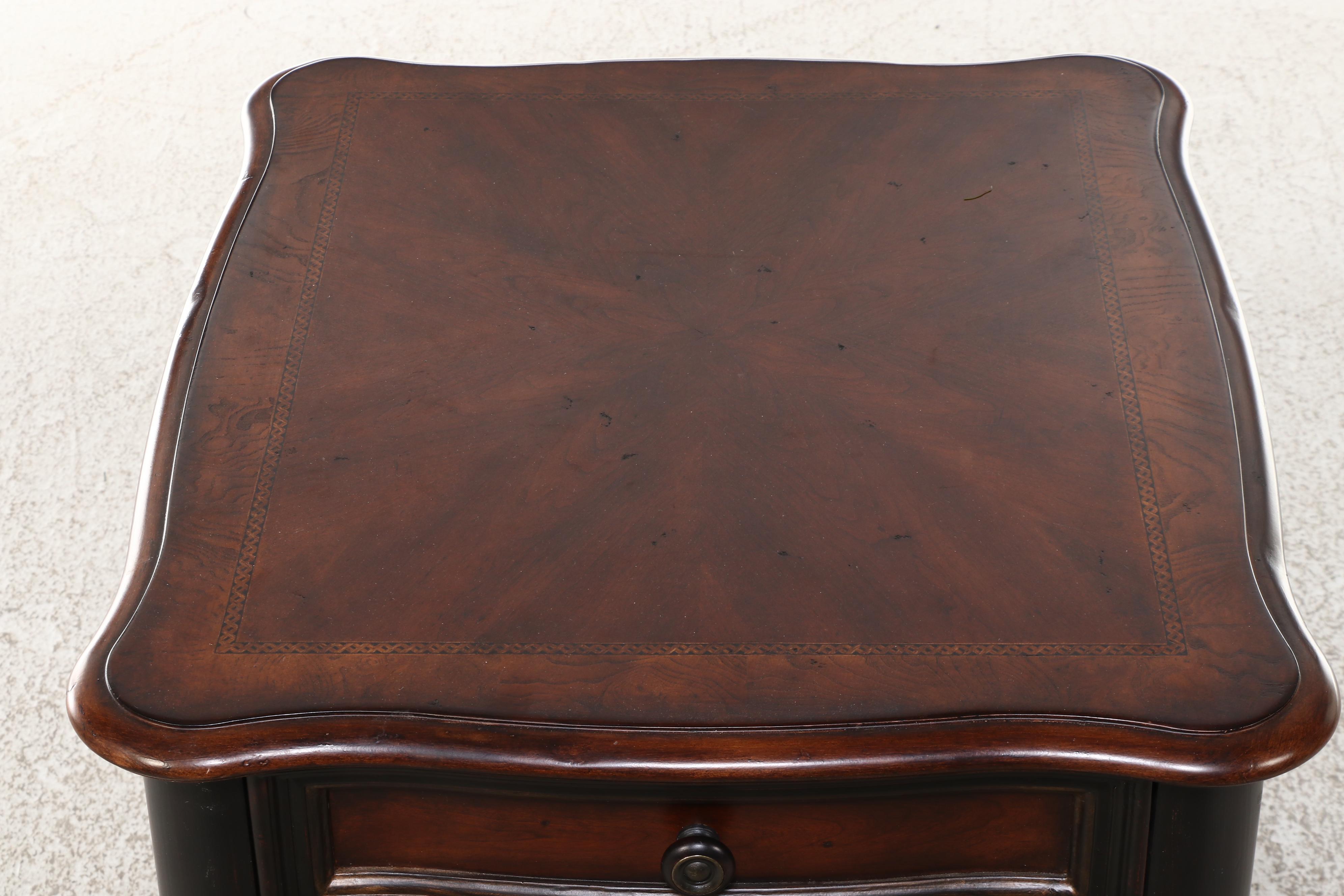 Seven Seas by Hooker Wooden Three-Drawer Nightstand