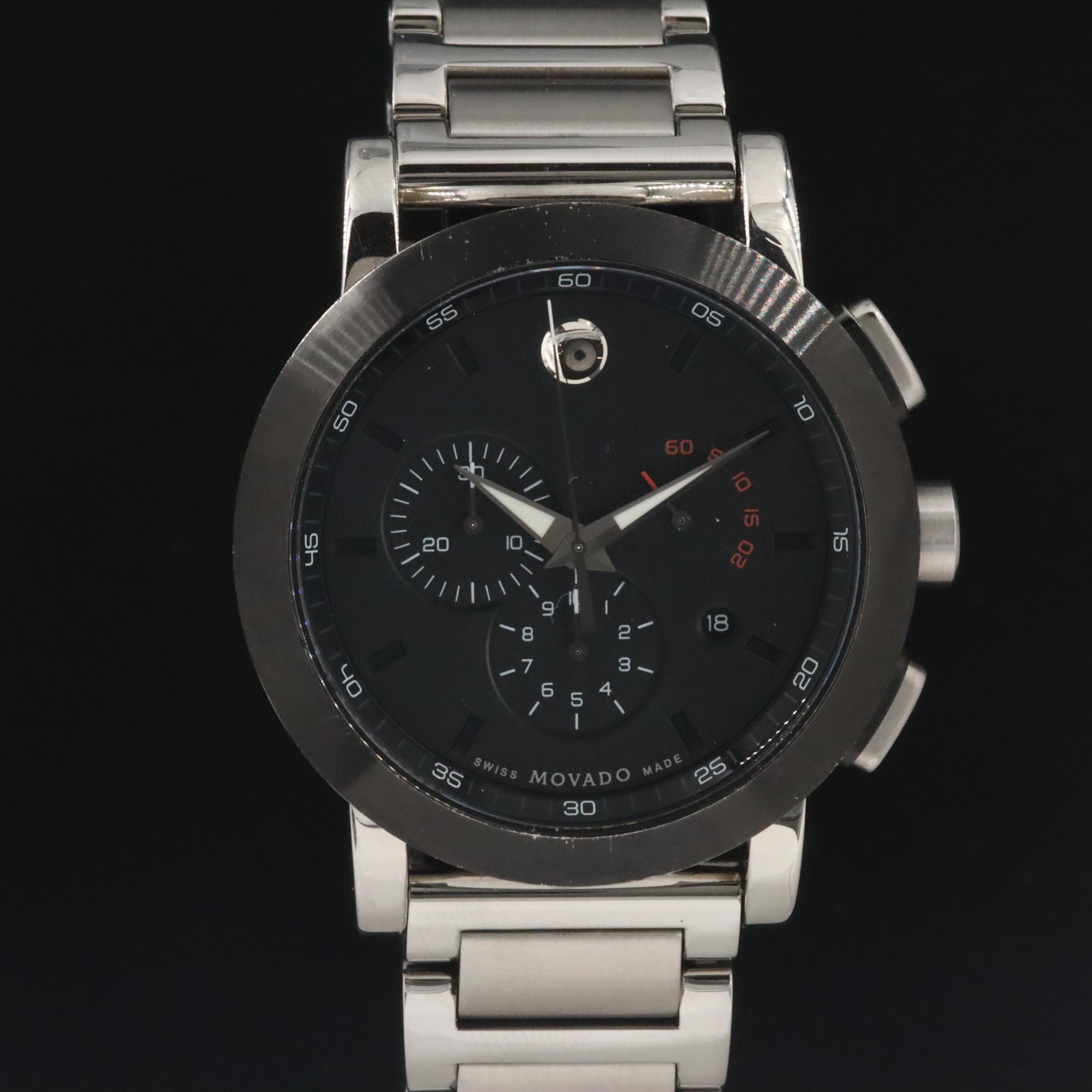 Movado Museum Sport Chronograph Date Watch