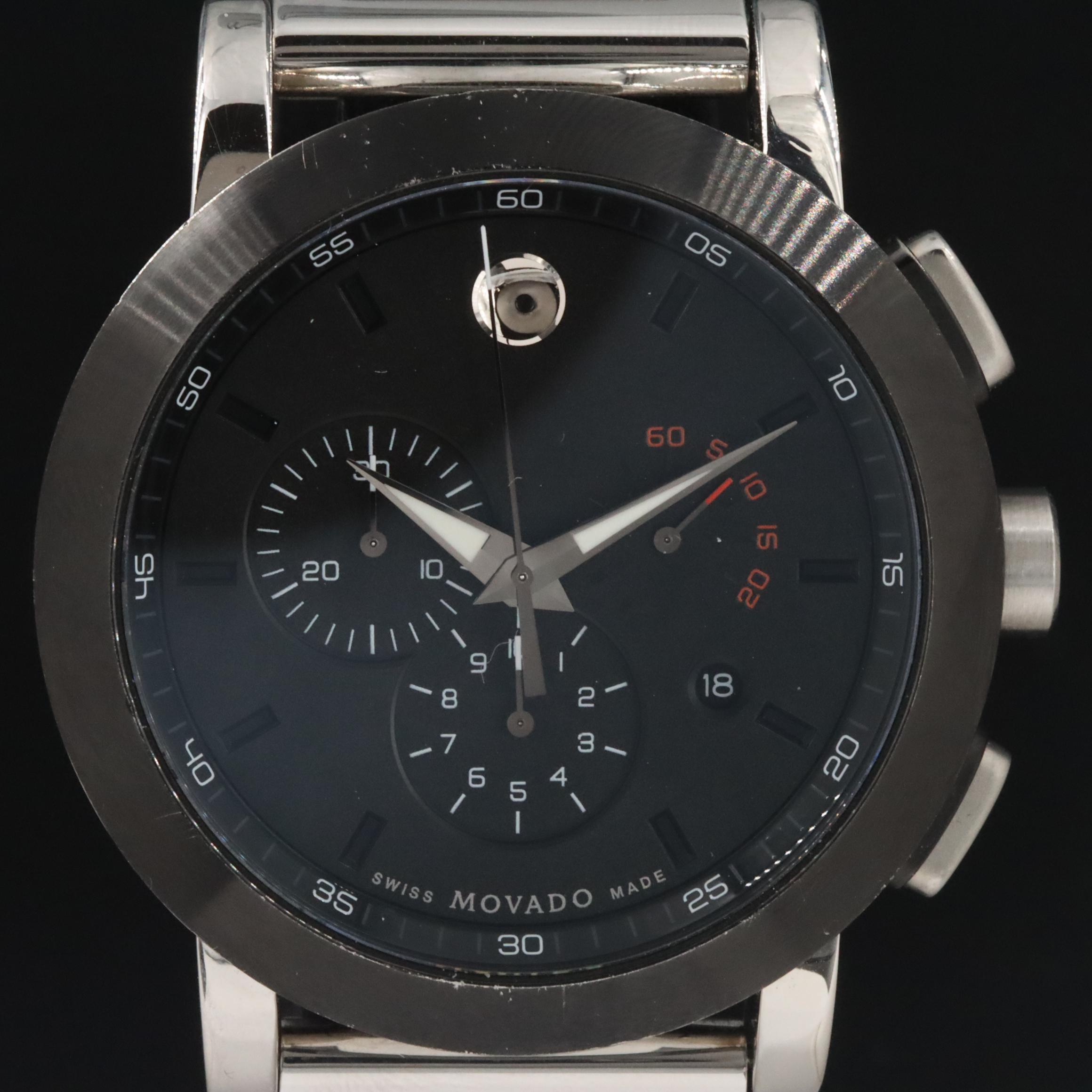 Movado Museum Sport Chronograph Date Watch